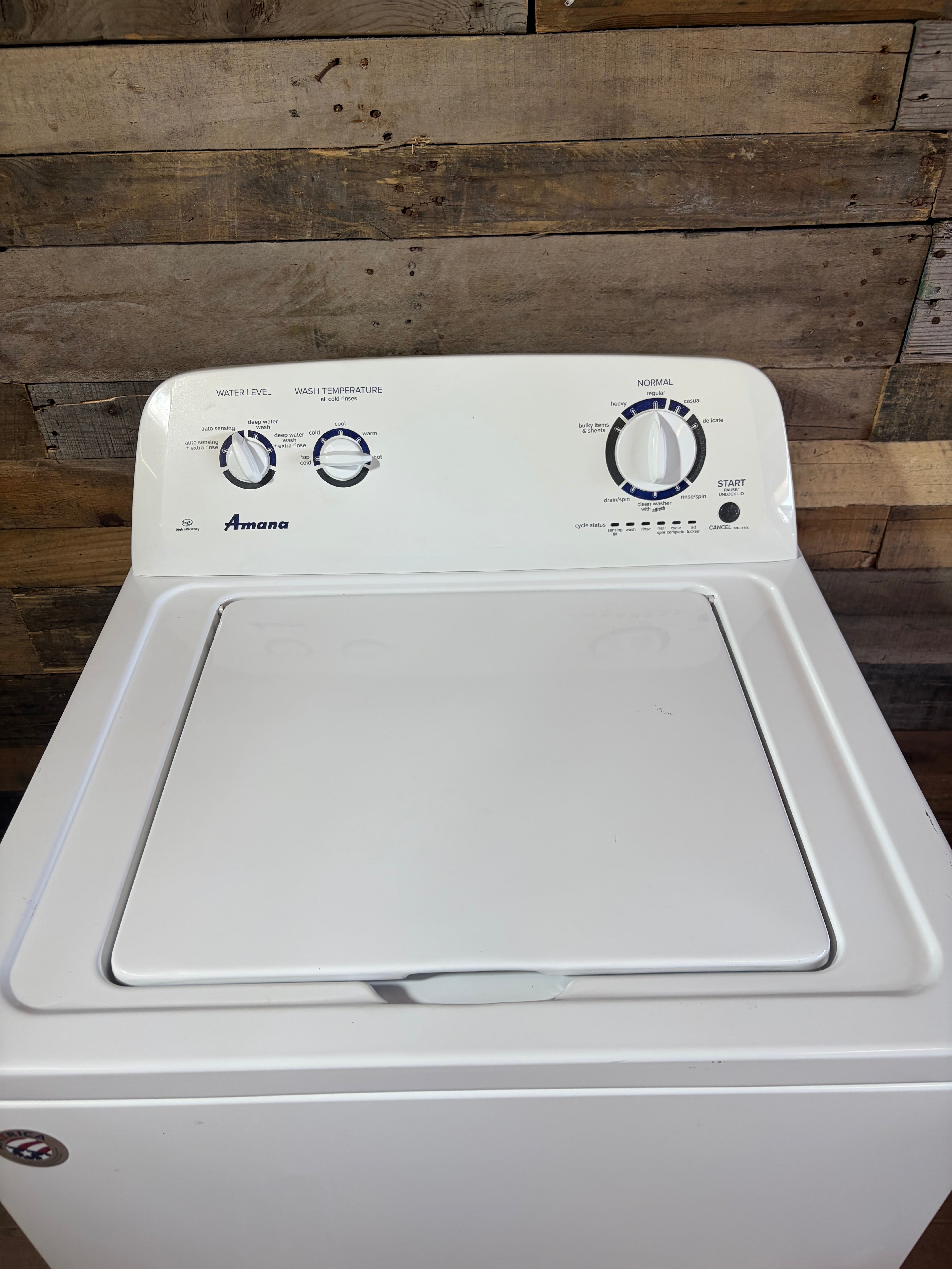 Amana White Top Load Washer