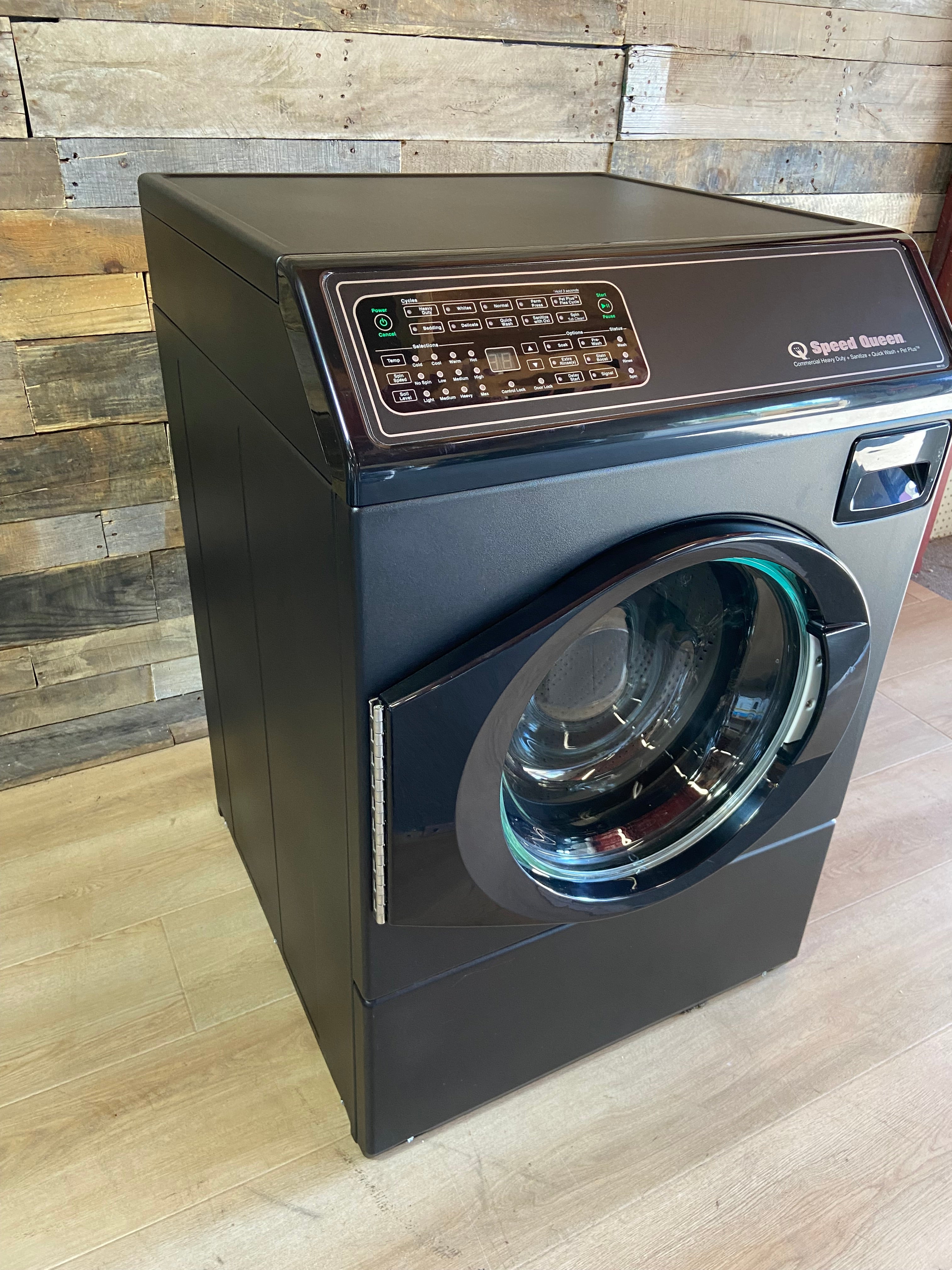Speed Queen® FF7 3.5 Cu. Ft. Matte Black Front Load Washer