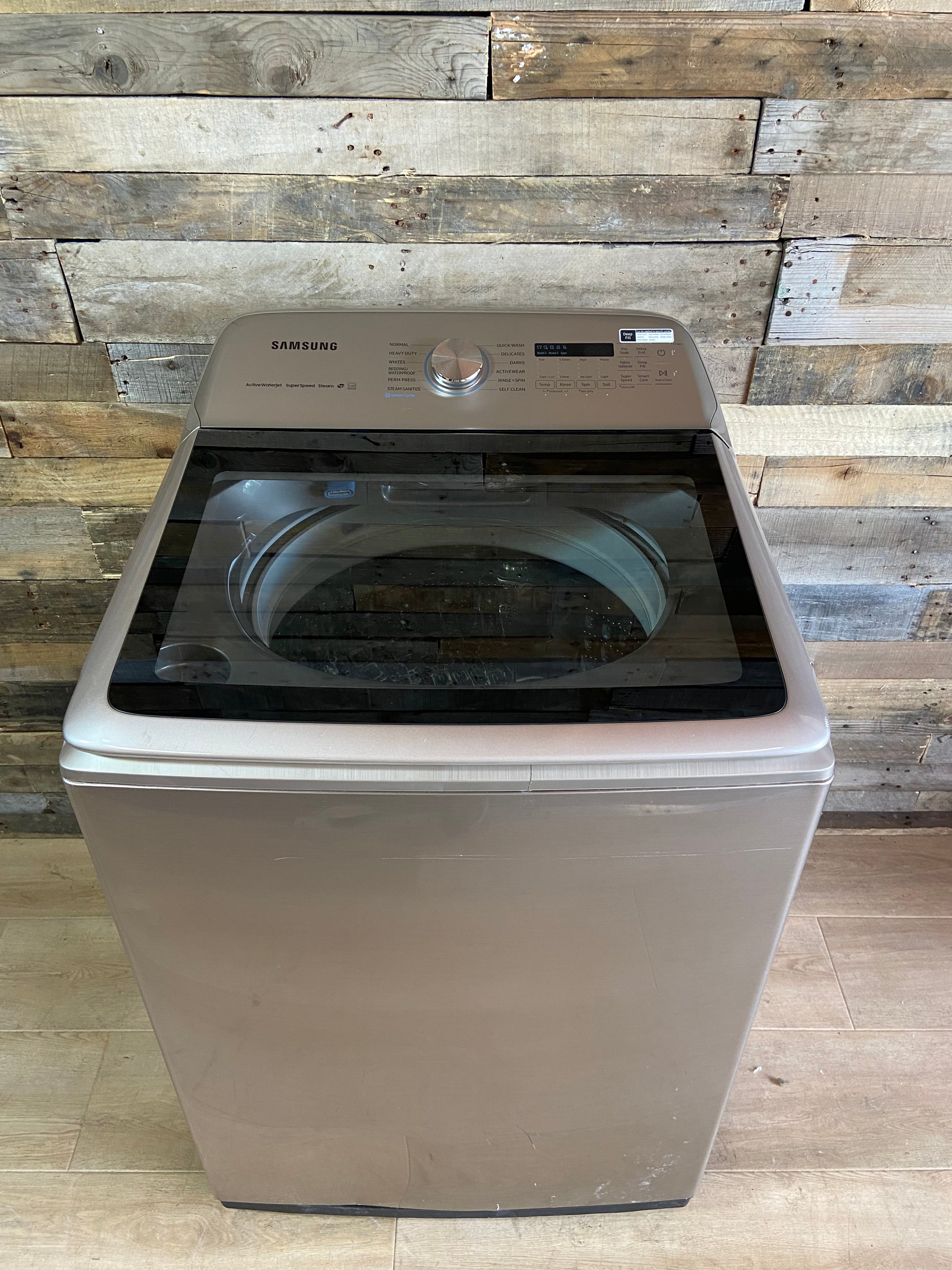 Bronze Samsung Top Load Large Capacity Washer