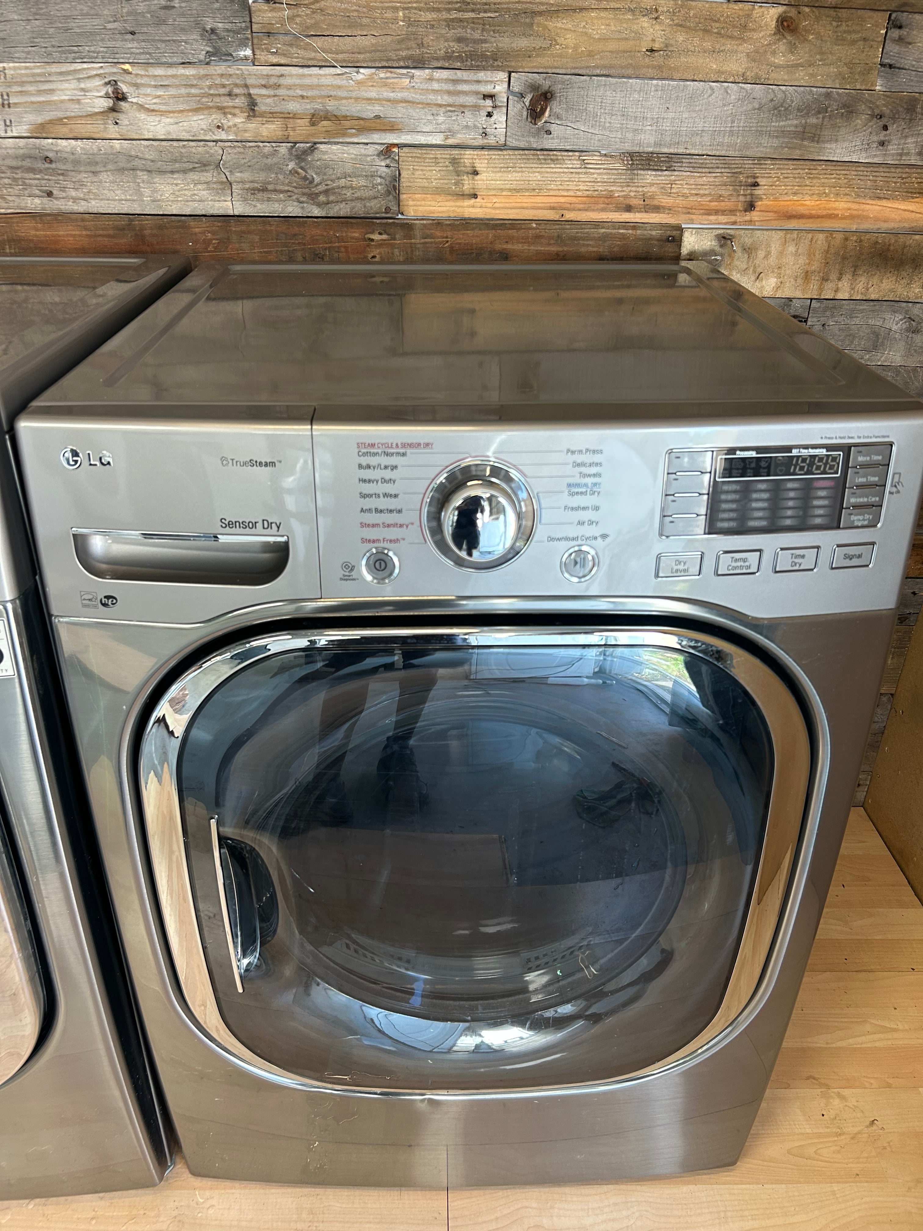 Stainless LG TrueSteam Front Load Set