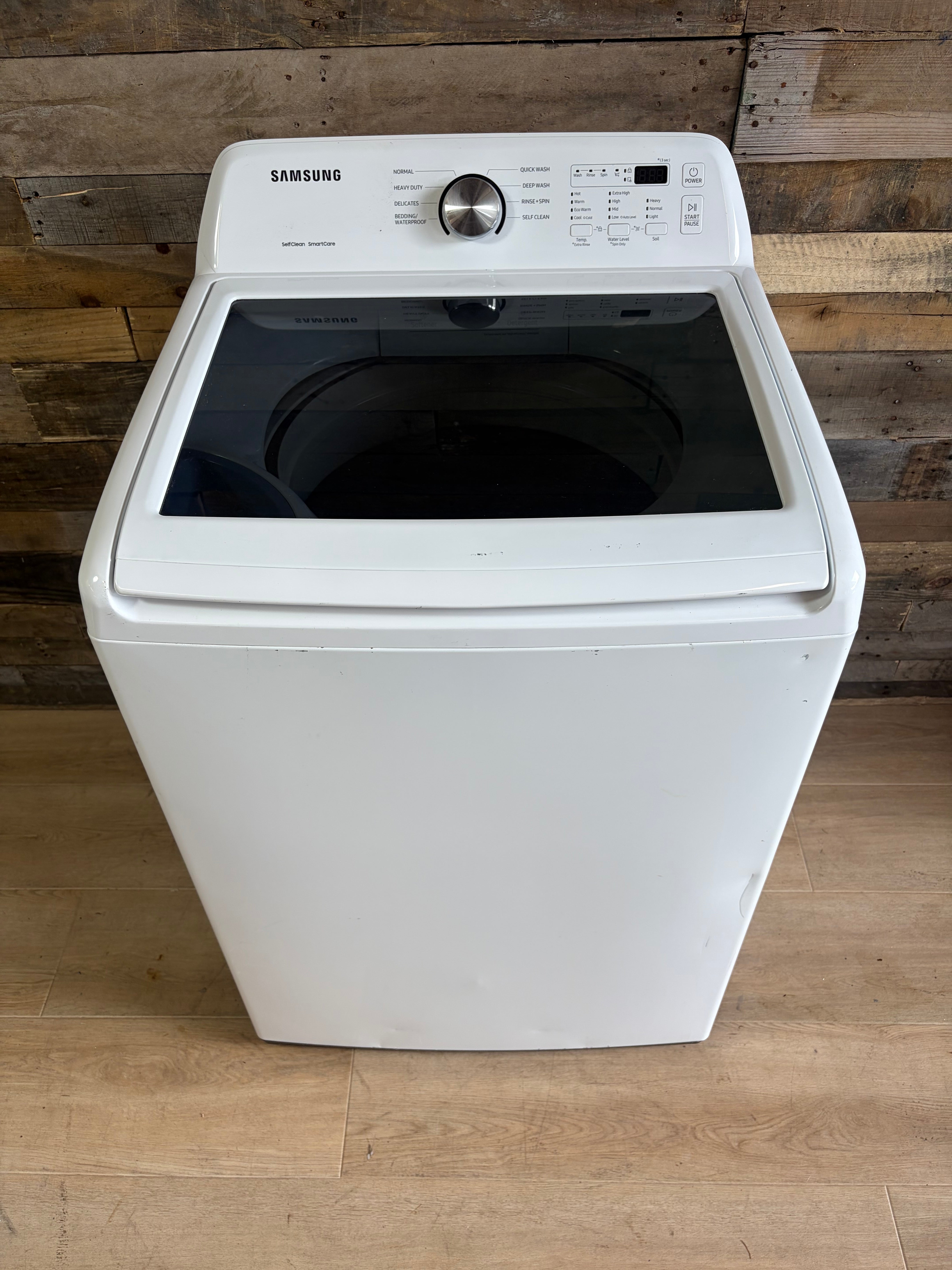 Samsung Glass Lid Large Capacity Top Load Washer