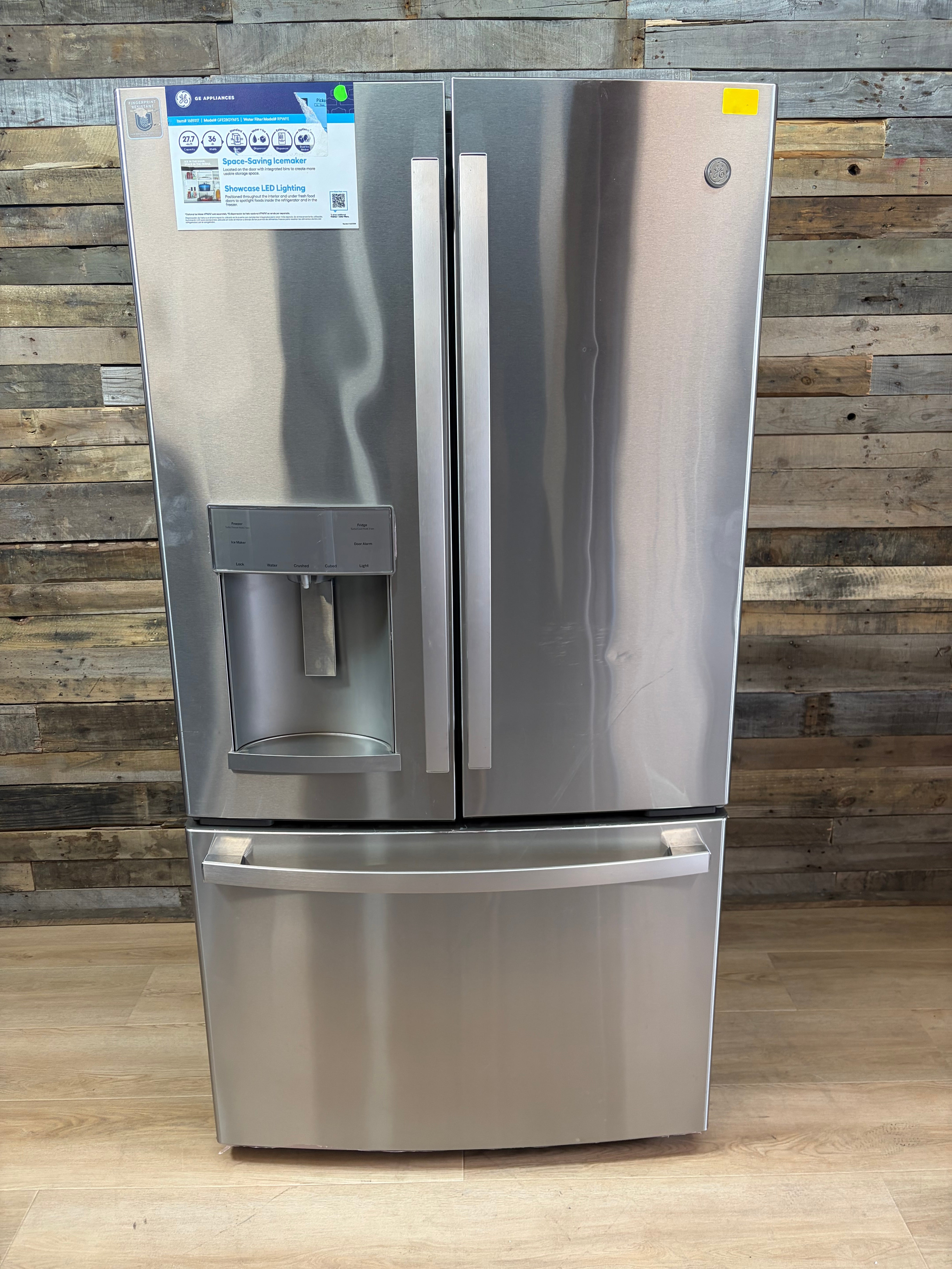GE 27.7 Cu. Ft. Fingerprint Resistant French-Door Refrigerator
