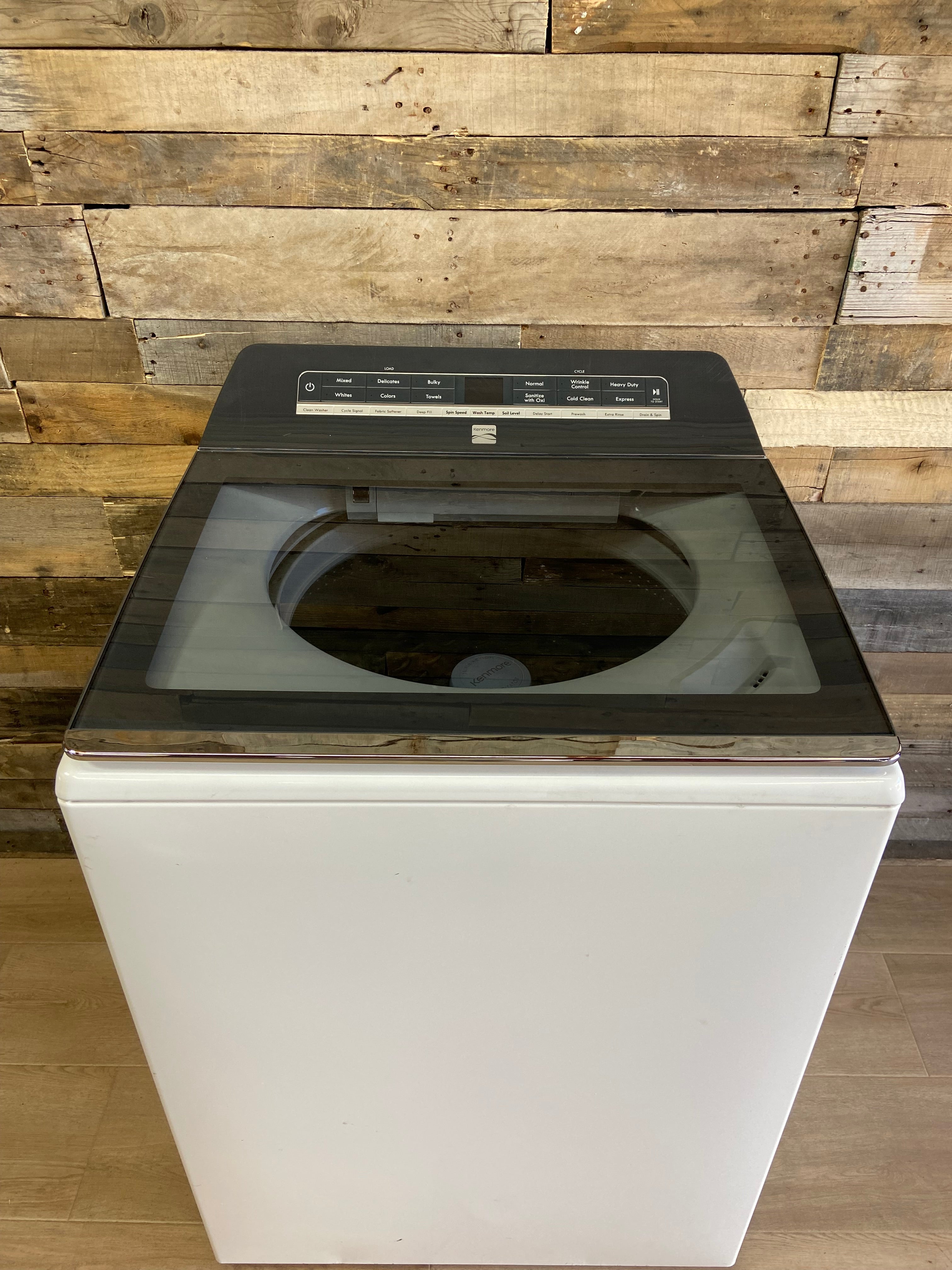 Kenmore Glass Lid Large Capacity Top Load Washer