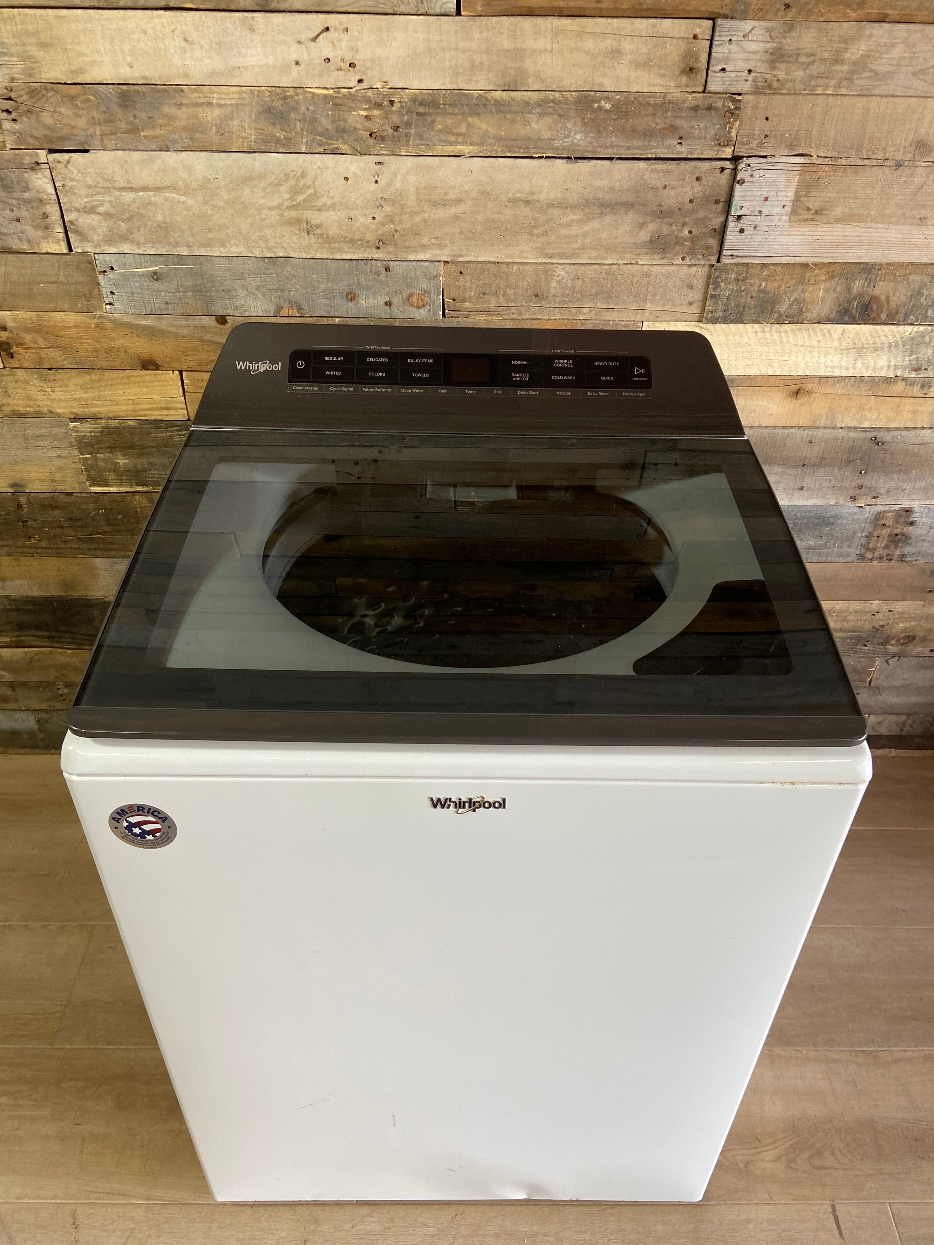 Whirlpool Glass Lid Top Load Washer
