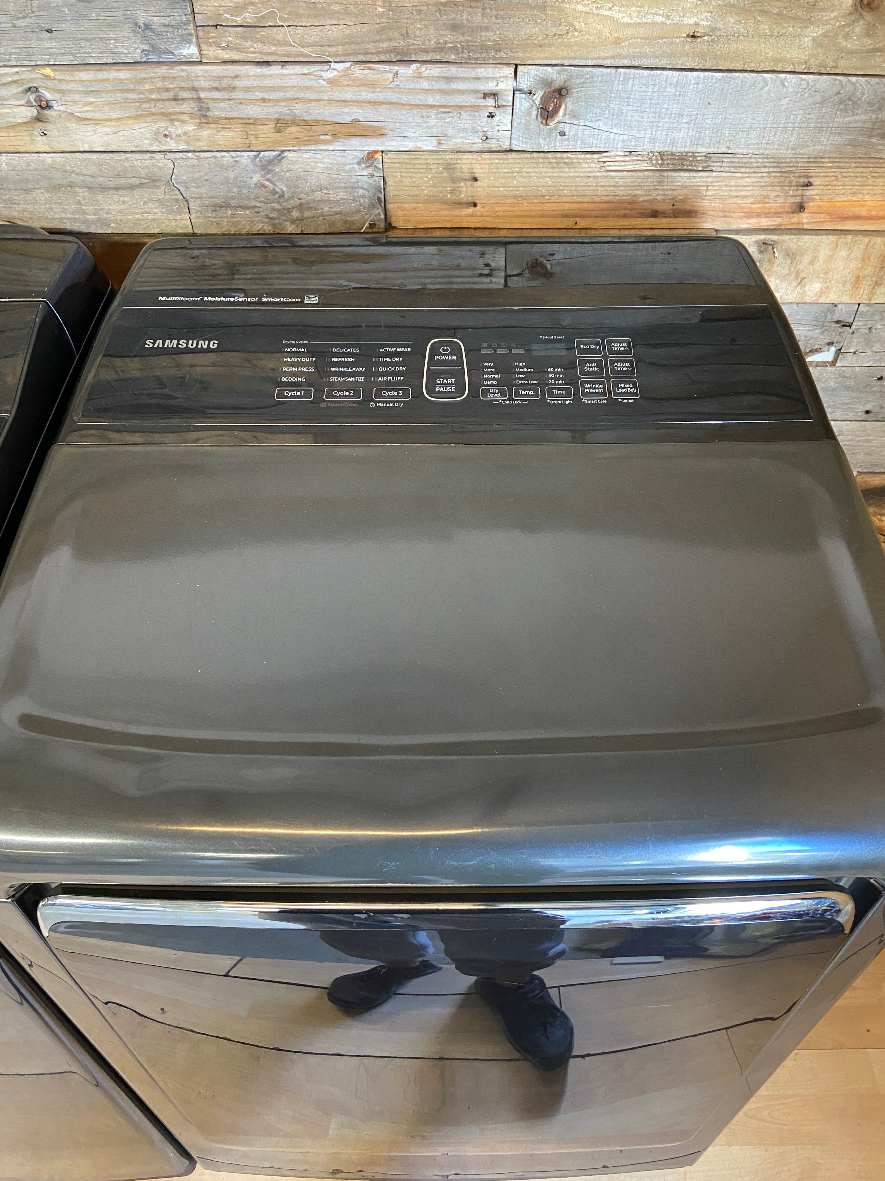 Black Stainless Samsung ActiveWash Top Load Set