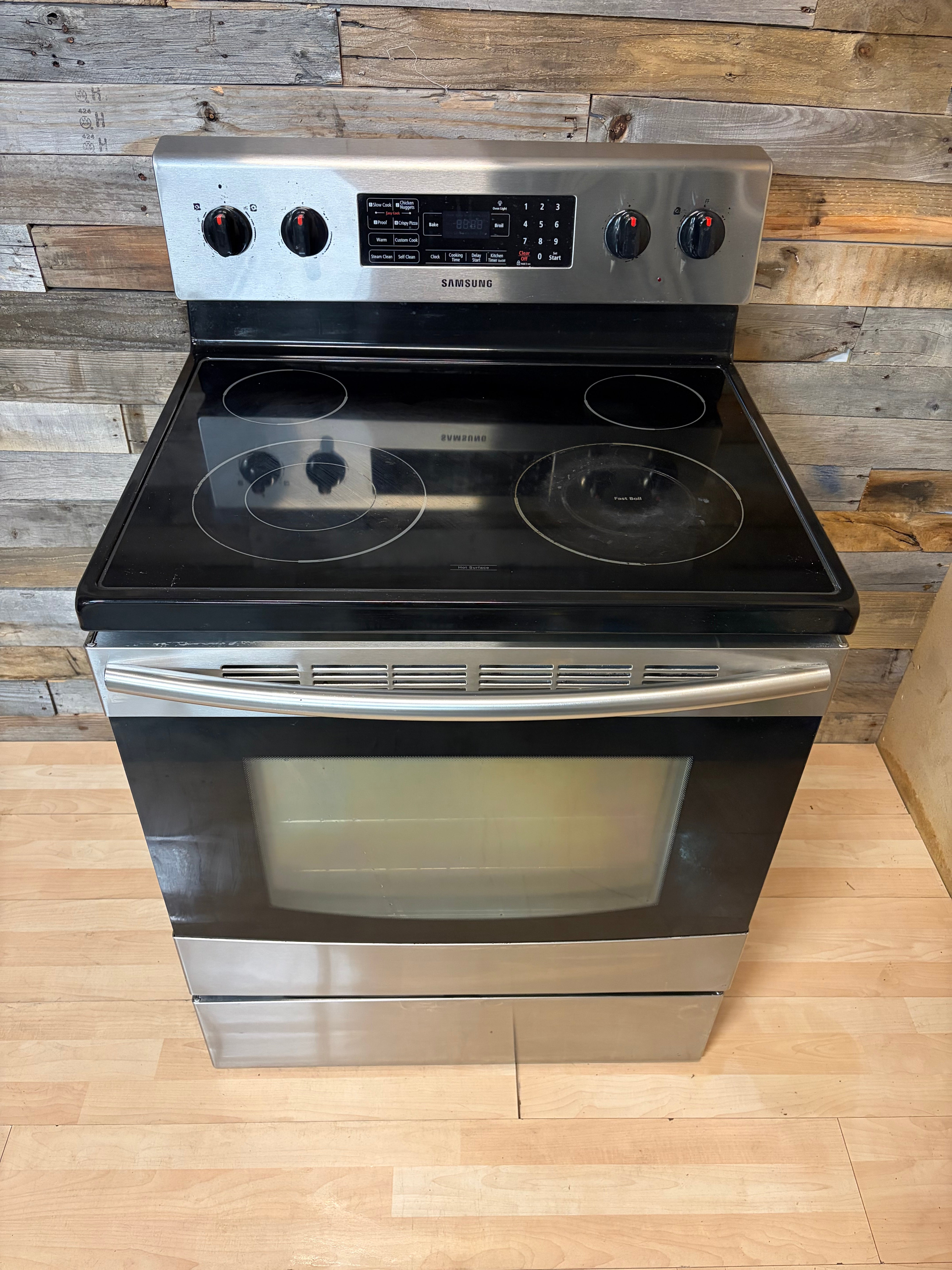 Stainless Samsung stove