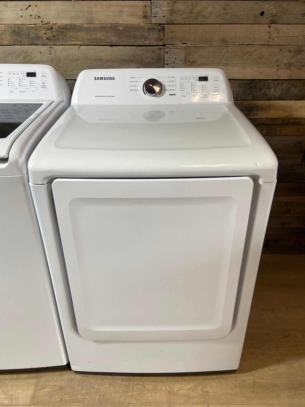 Samsung Large Capacity Glass Lid Washer & Dryer Set