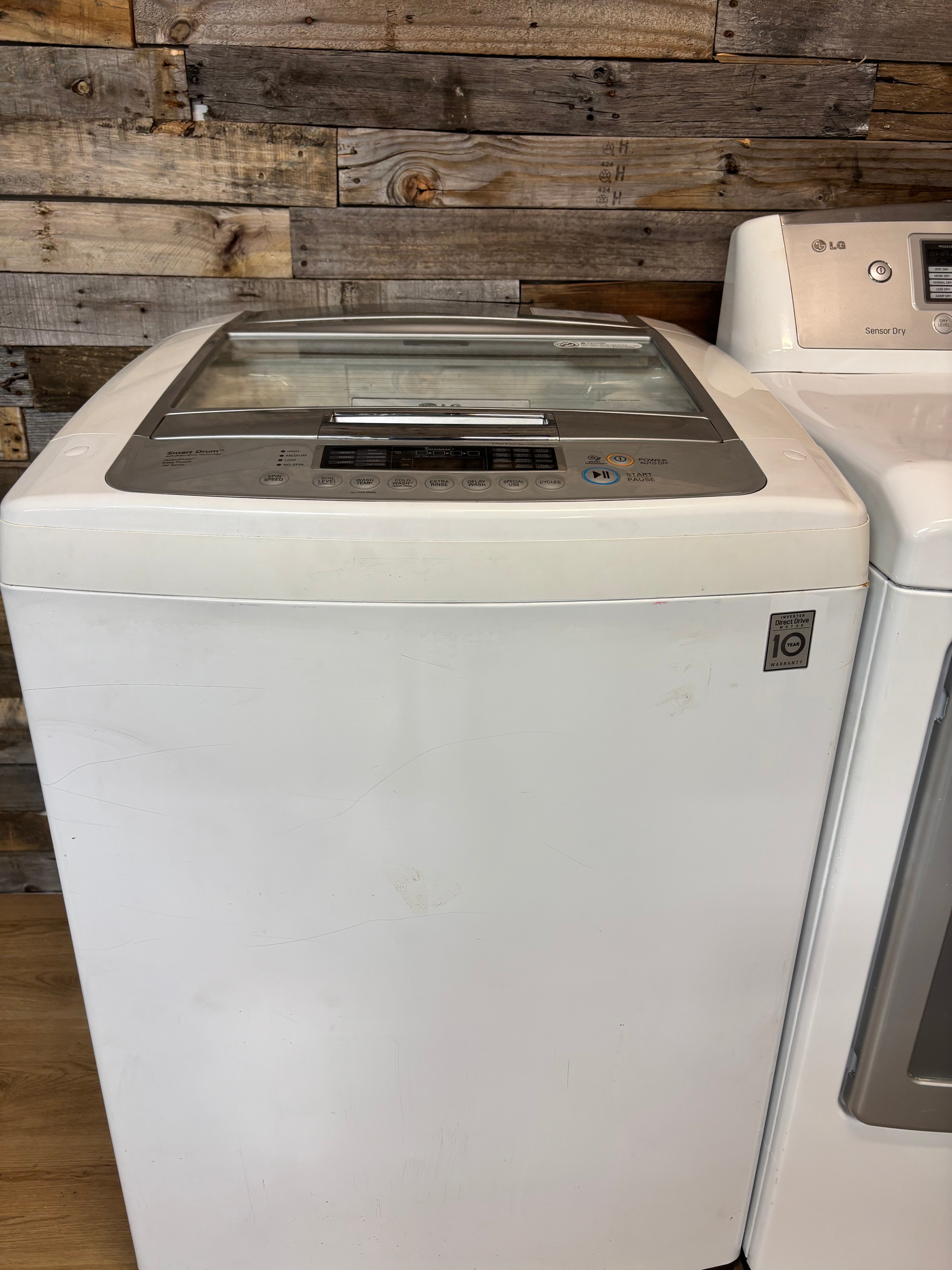 LG Smart Drum Top Load Washer Set