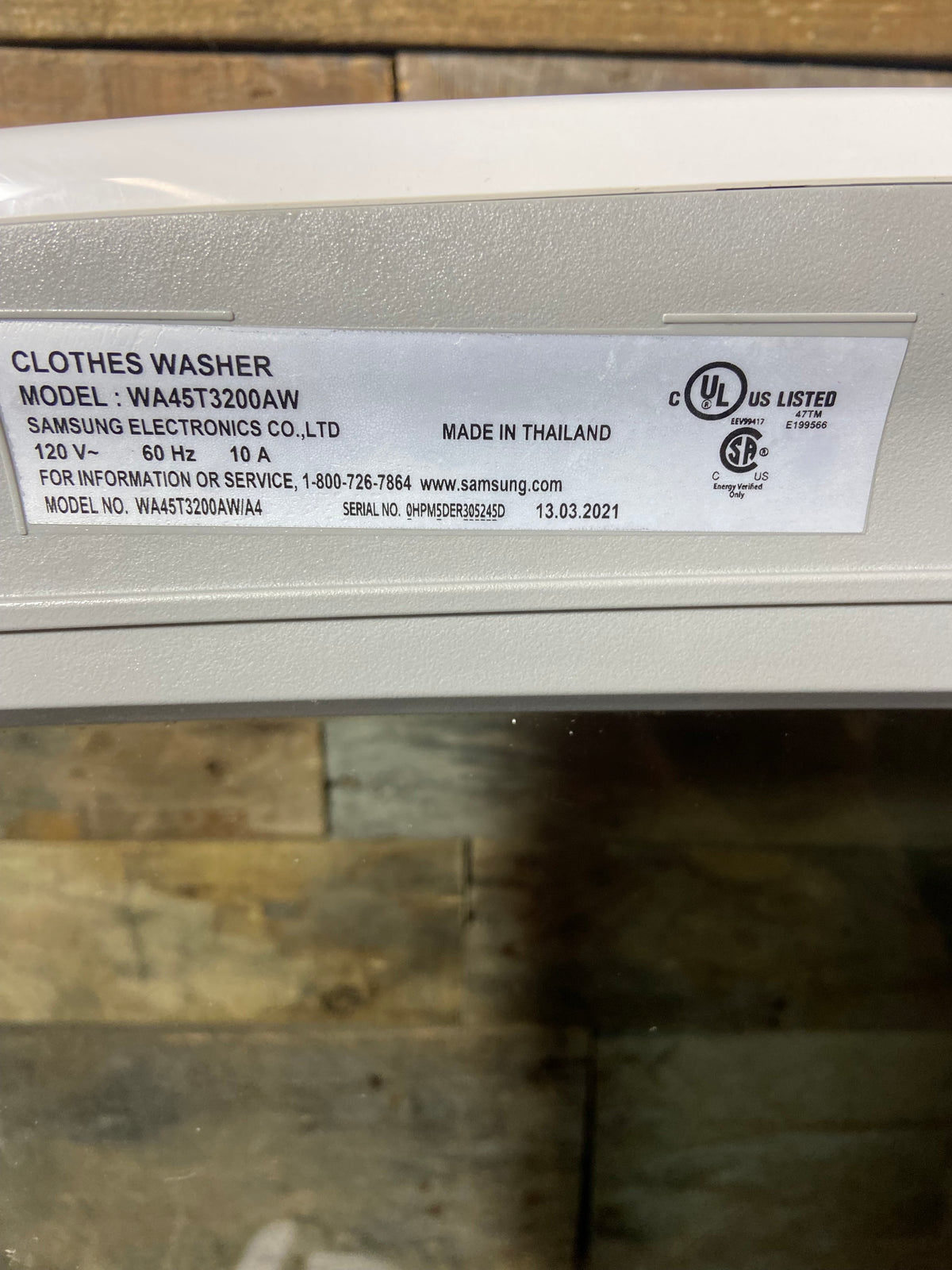 Samsung Washer & Dryer Glass Lid Large Capacity Set