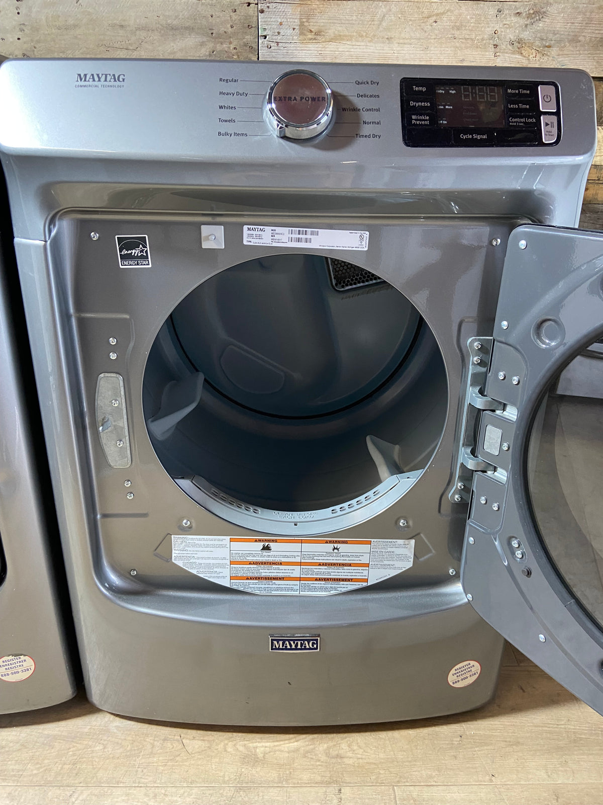 Maytag Stainless Steel Extra Power Front Load Washer & Dryer Set