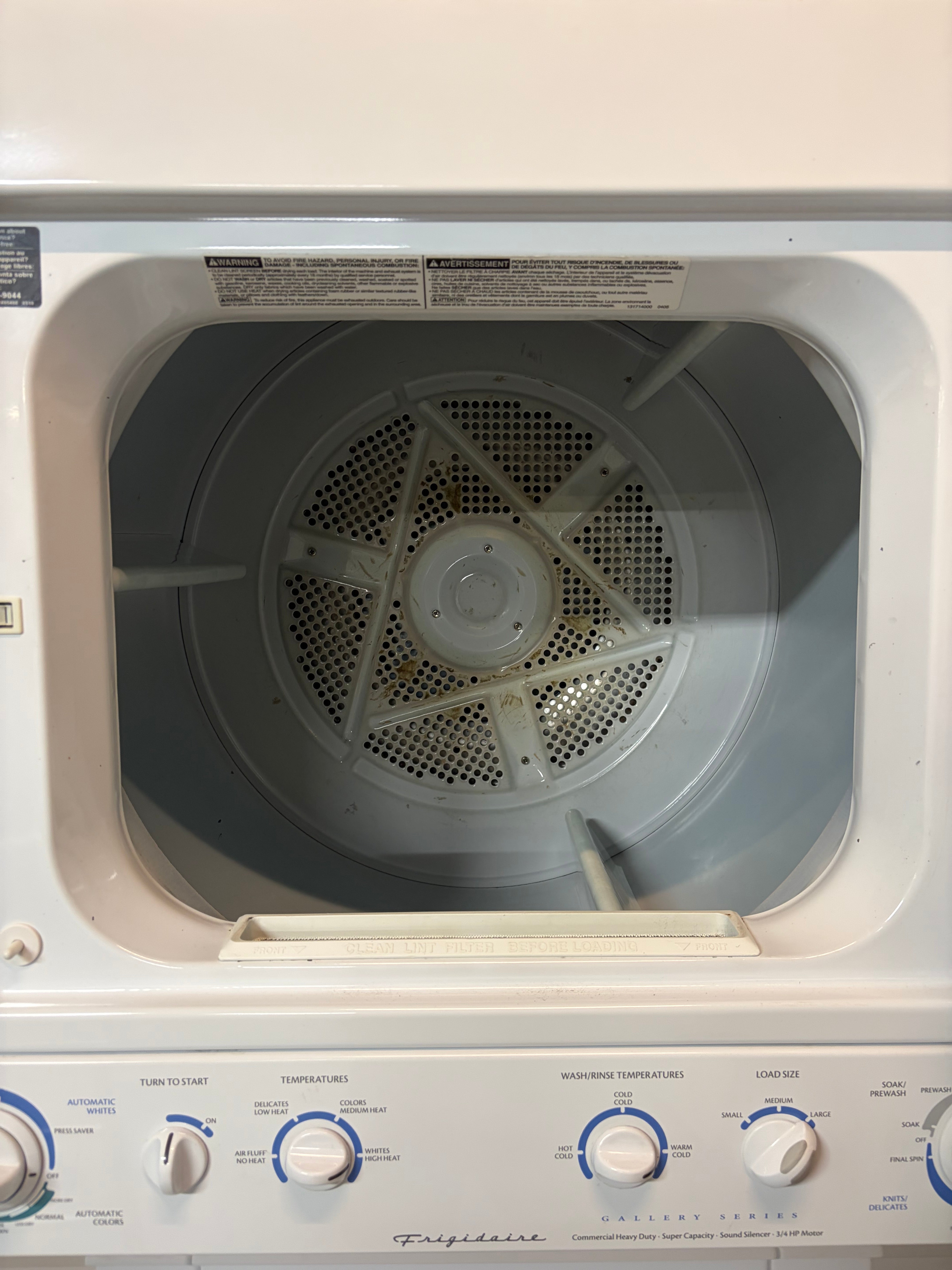 Frigidaire Gallery 27 in Wide 240v Stackable