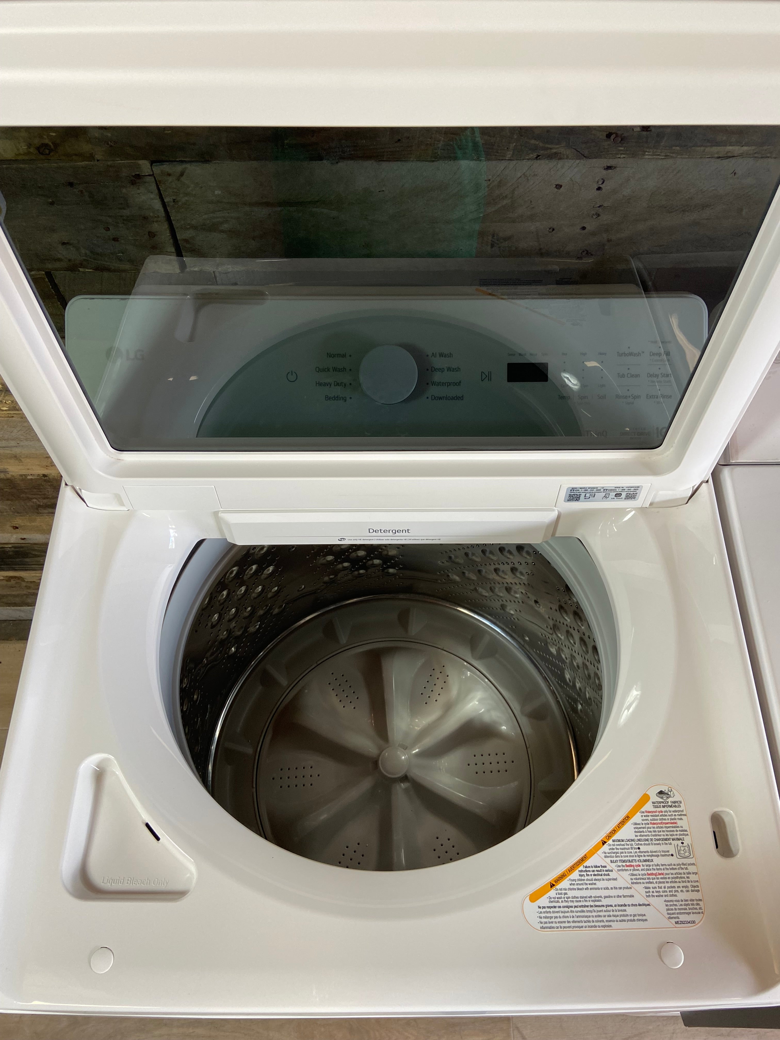 LG THINQ Washer & Electric Dryer Set – White