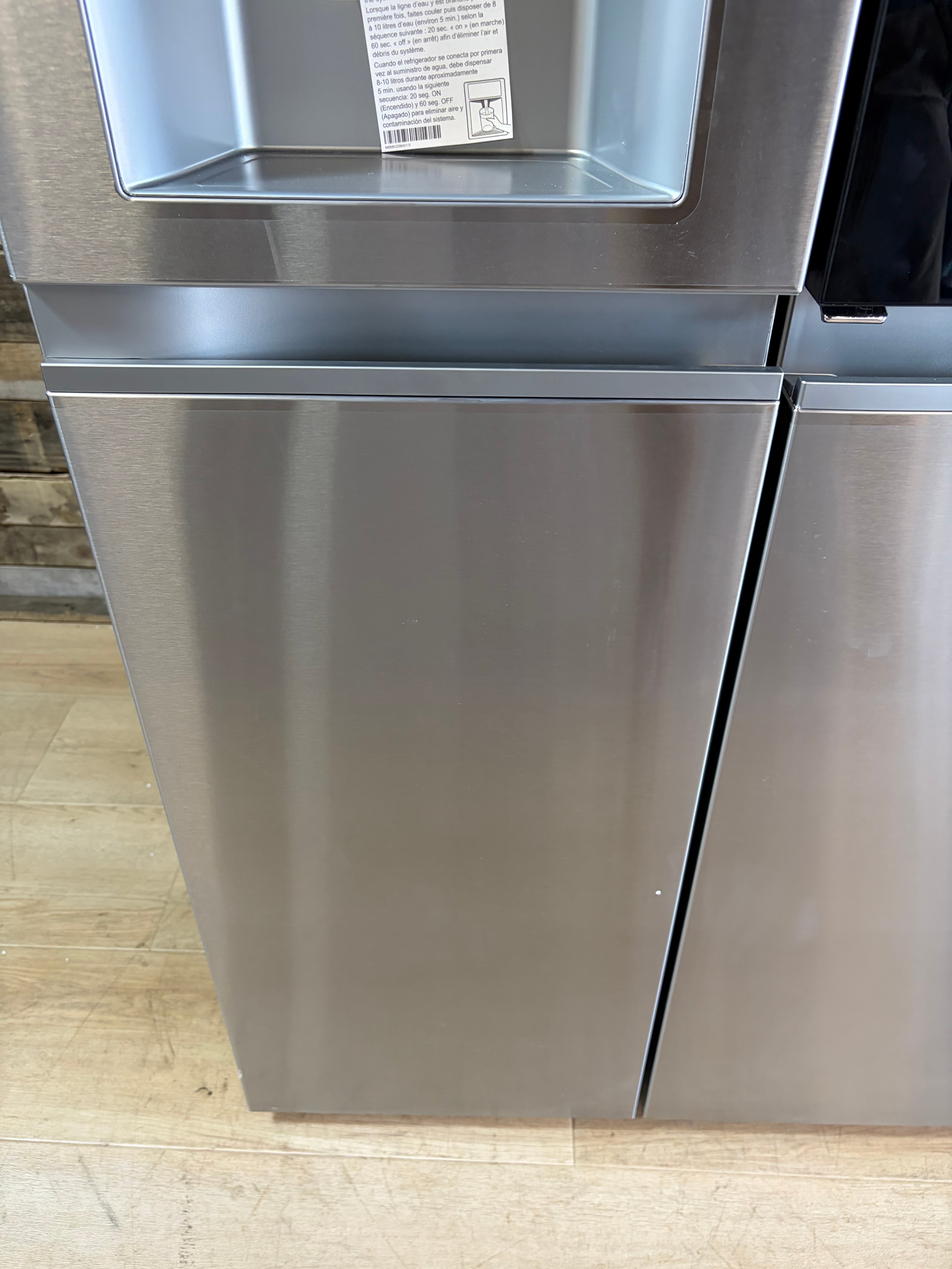 LG 36" 27.1 Cu. Ft. PrintProof™ Stainless Steel Side-by-Side Refrigerator with Craft Ice™