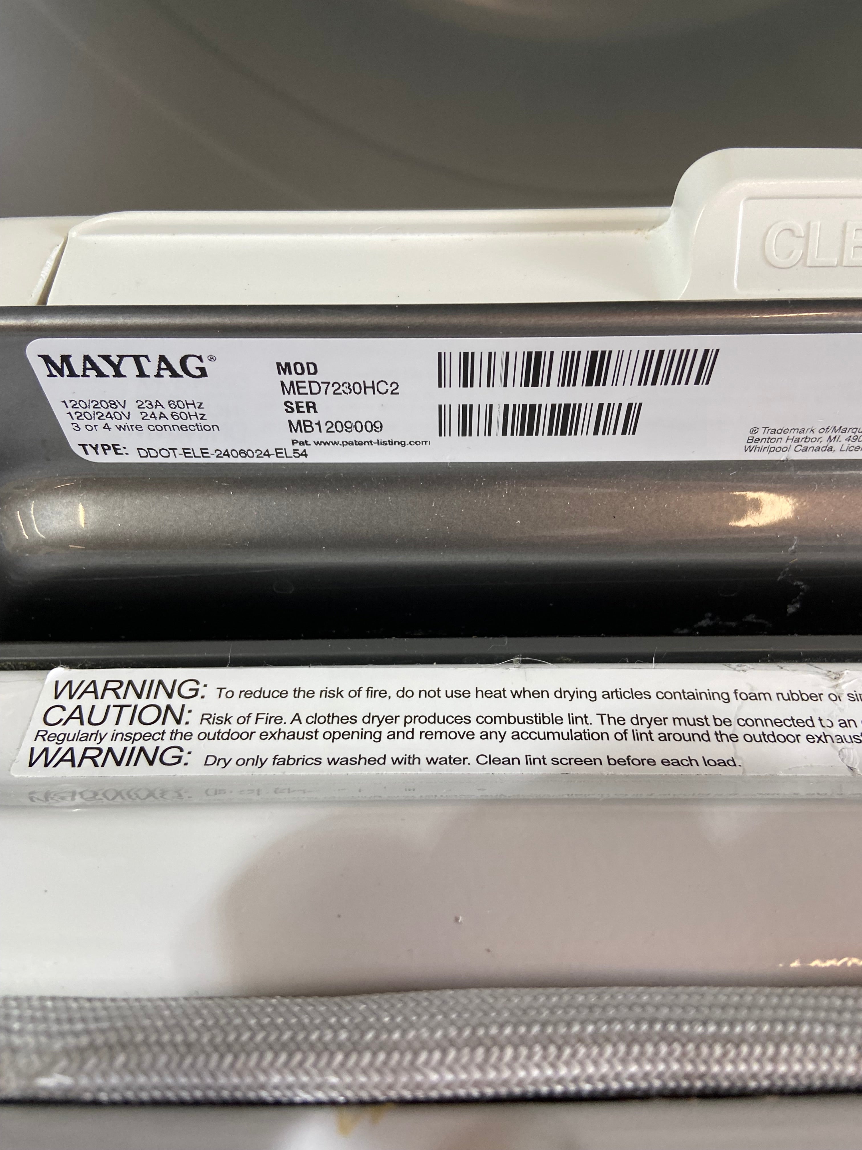 Maytag Stainless Top Load Extra Power Washer & Dryer Set