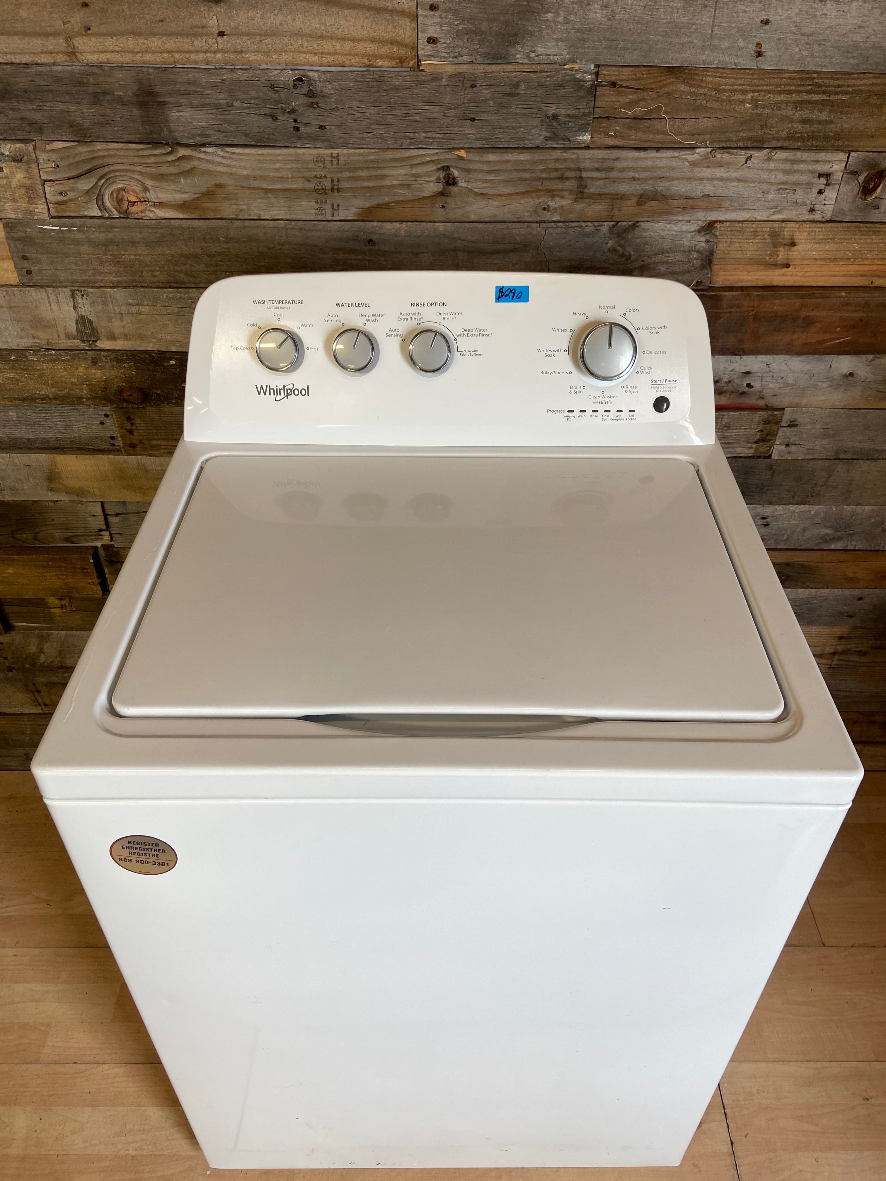 Whirlpool Large Capacity Top Load Washer
