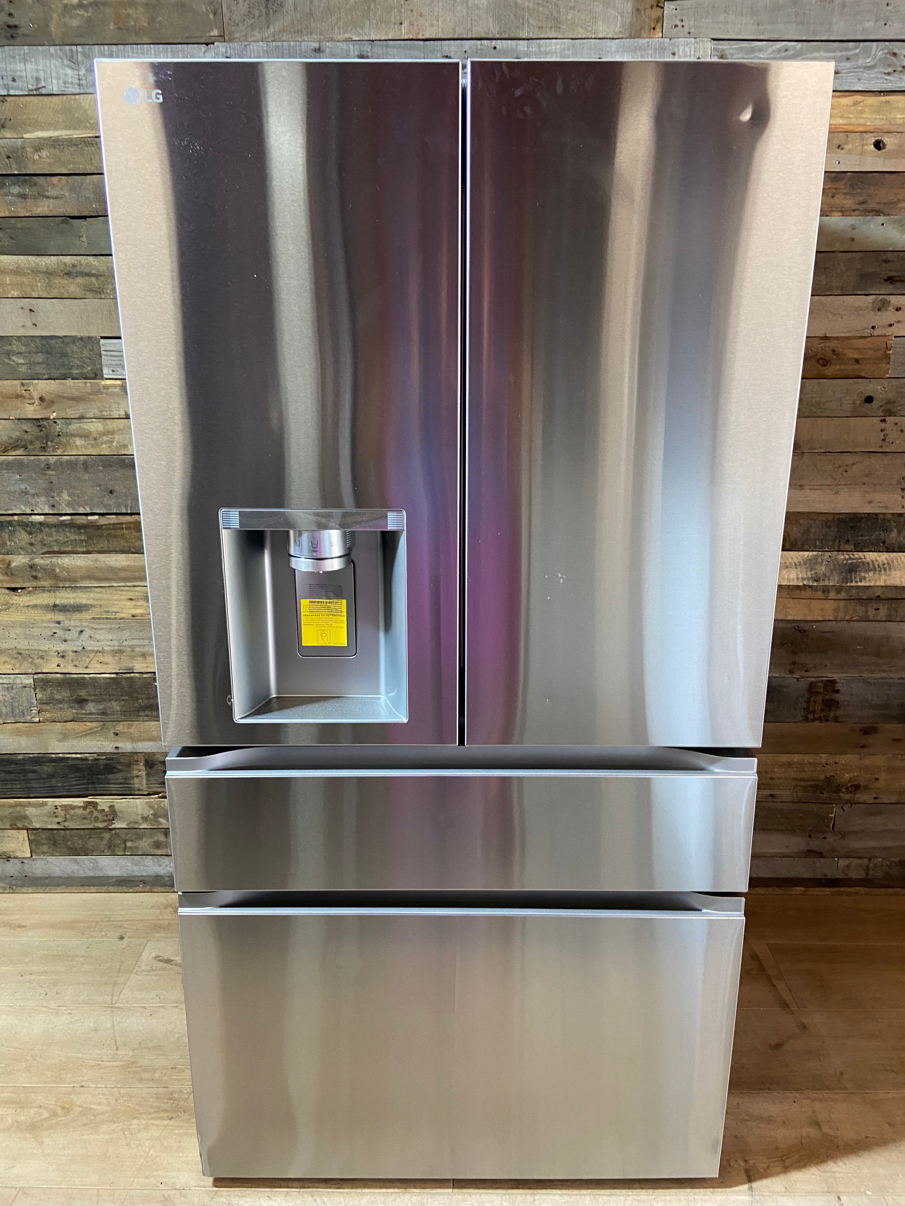 LG 29 Cu. Ft. French Door Refrigerator – Stainless Steel – ThinQ Smart – LF29S8330S