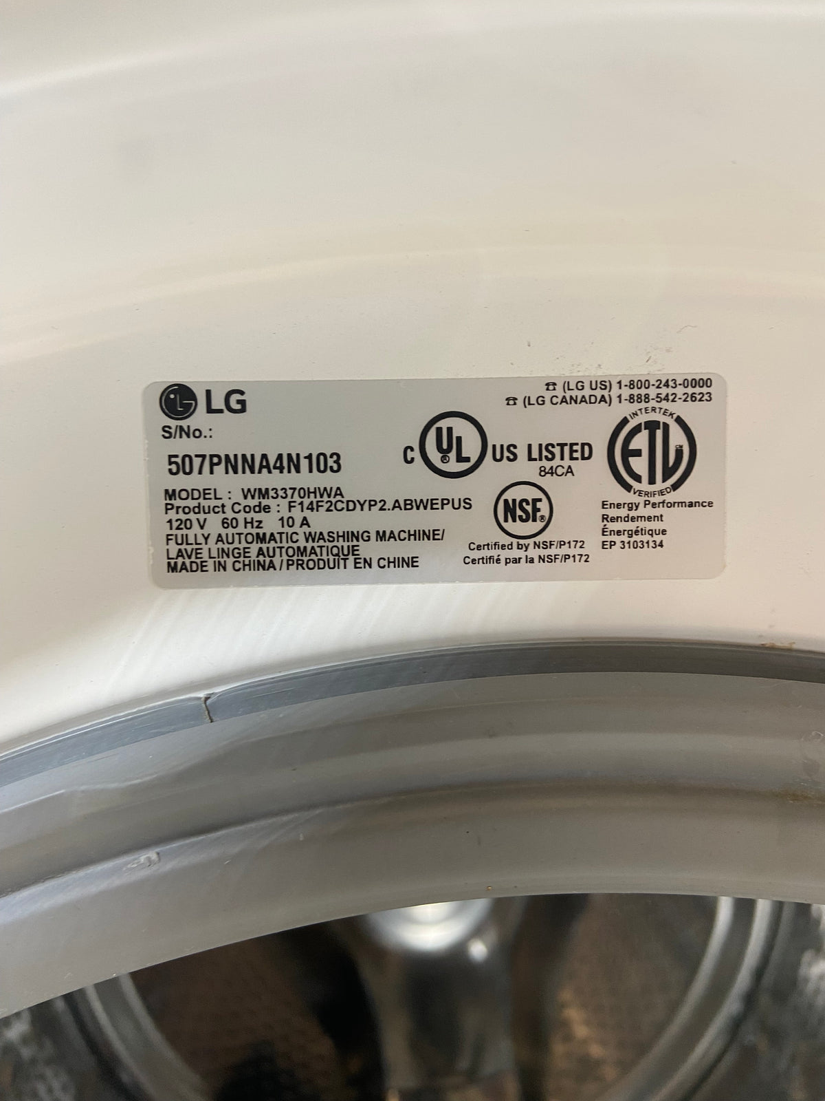 LG Washer & Dryer Front Load Set
