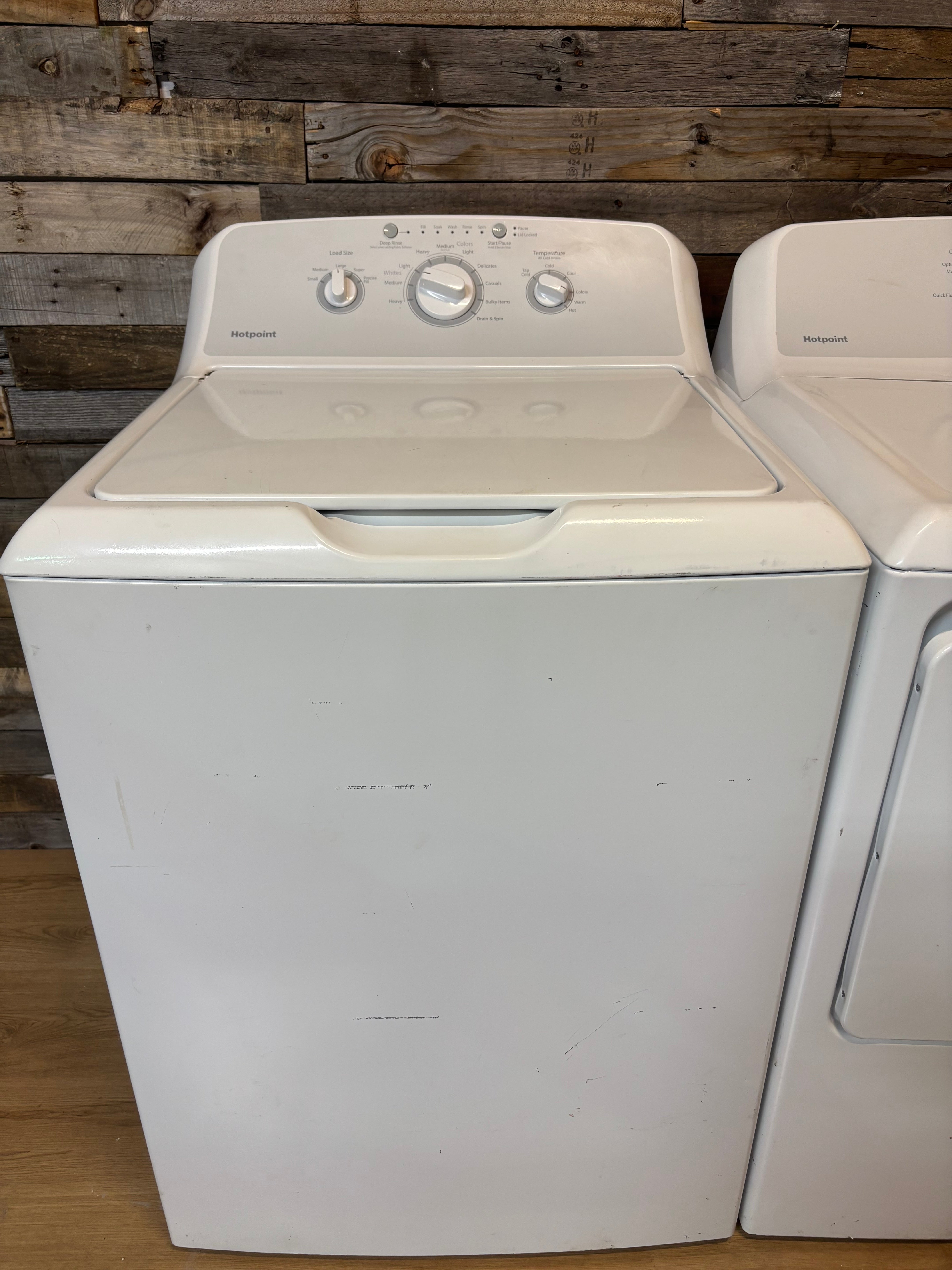 Hotpoint White Top Load Set