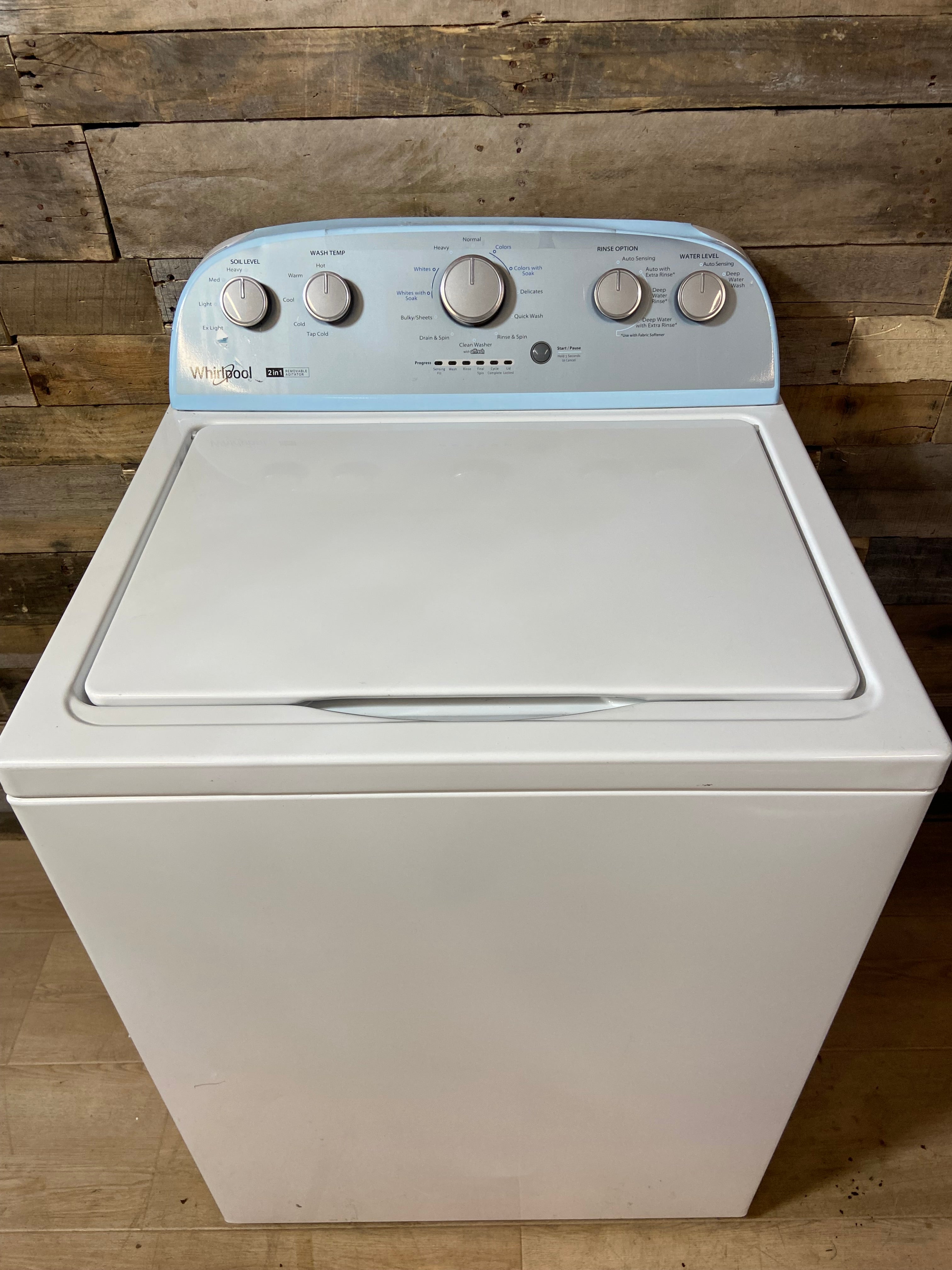 Whirlpool 2in1 Removable Agitator Washer