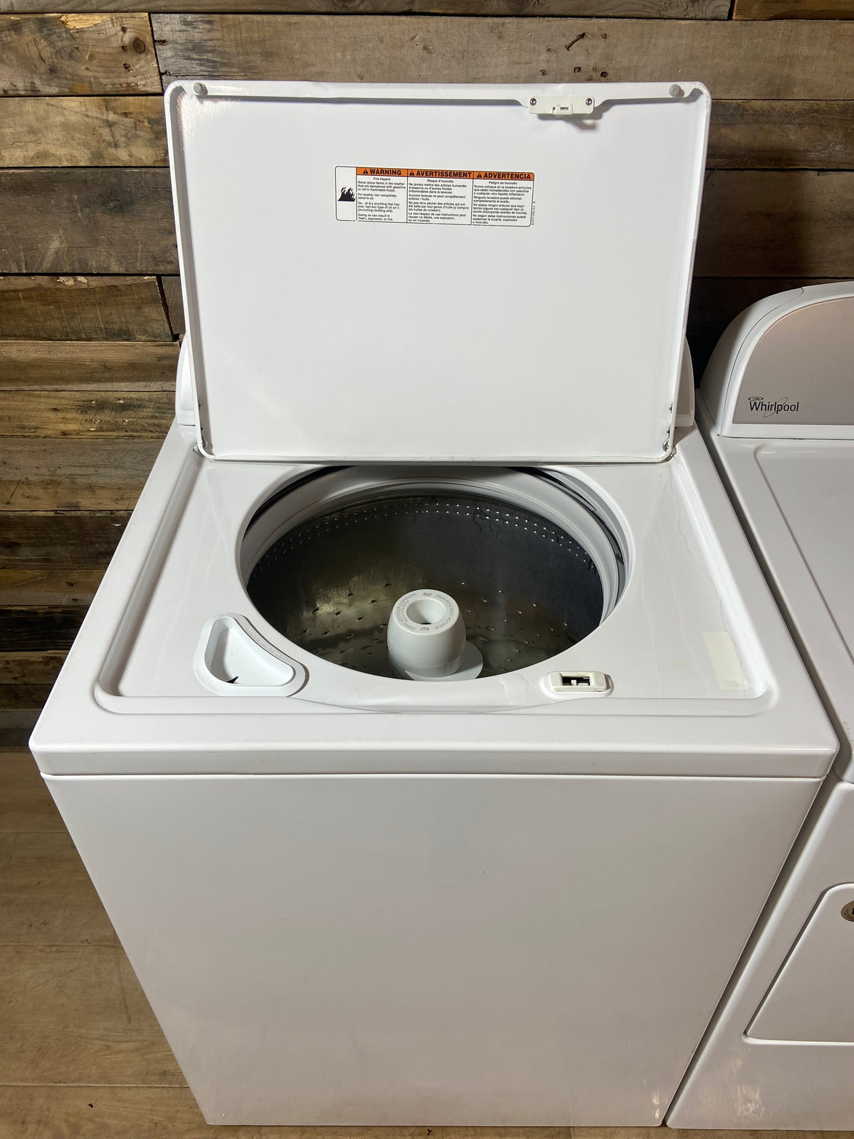 Whirlpool Top Load Large Capcity Stainless Tub Washer & Dryer Set