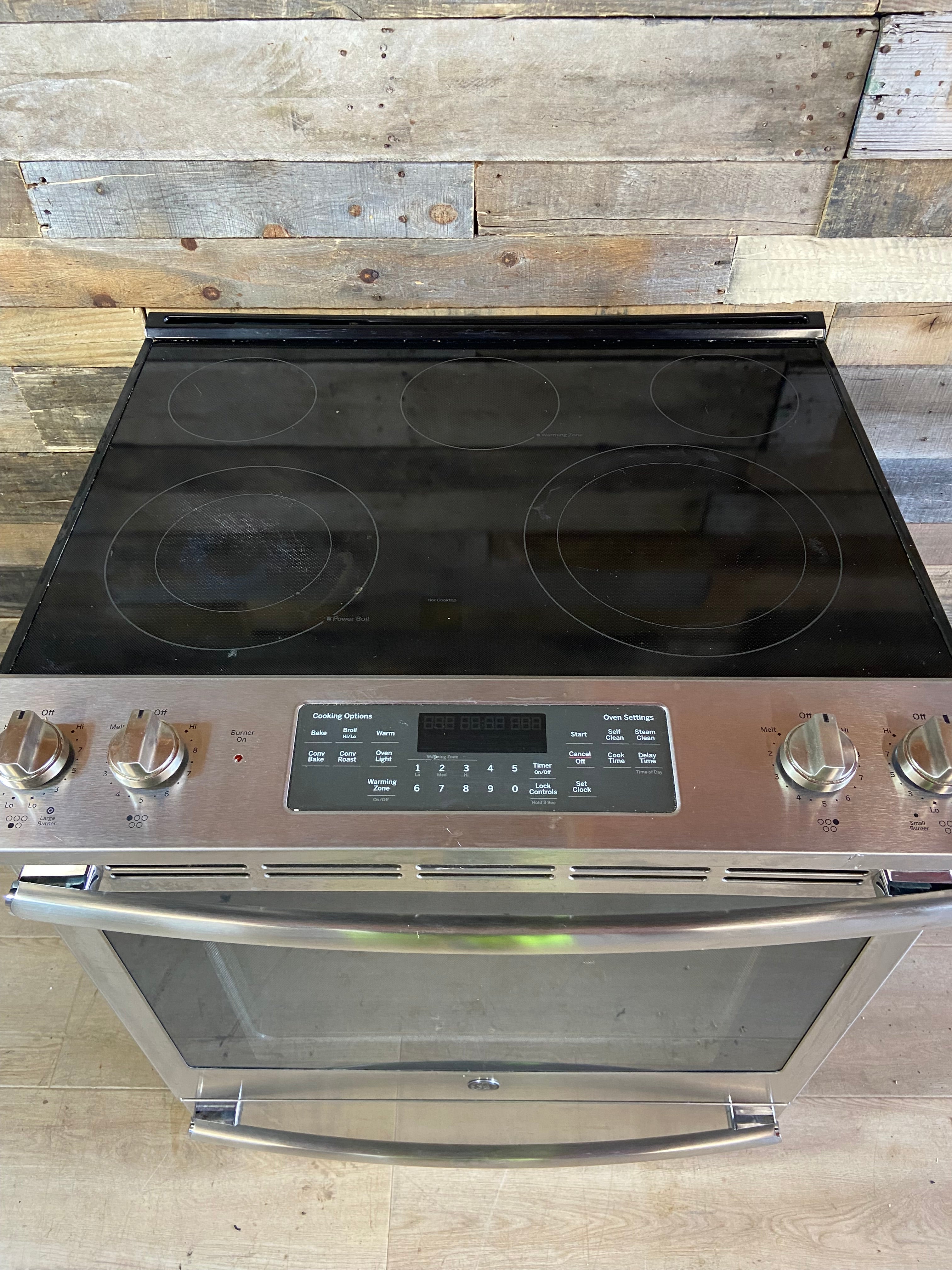 GE Slide In Range Convection Oven