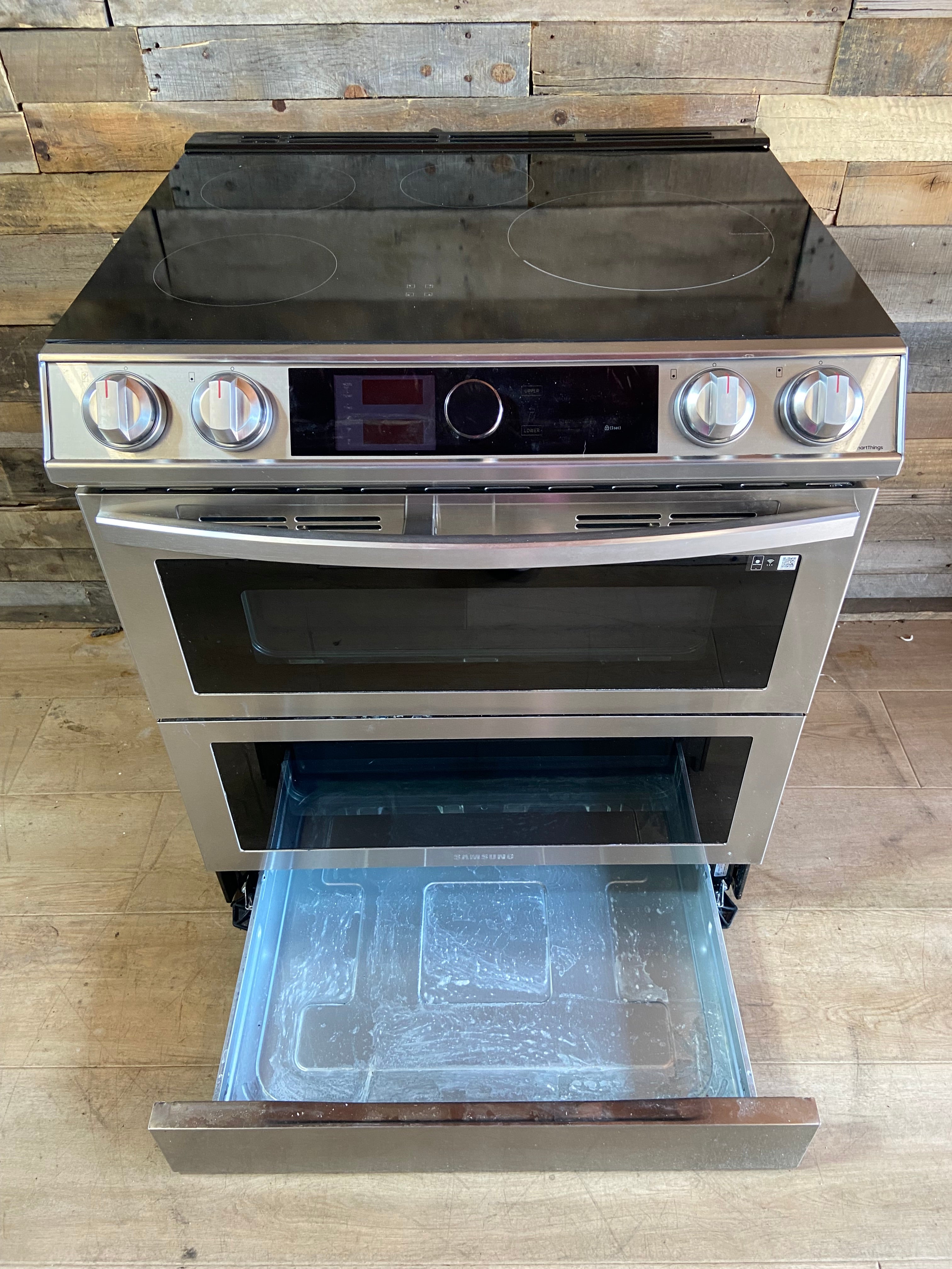 6.3 cu ft. Smart Slide-in Electric Range with Smart Dial, Air Fry, & Flex Duo™ in Stainless Steel