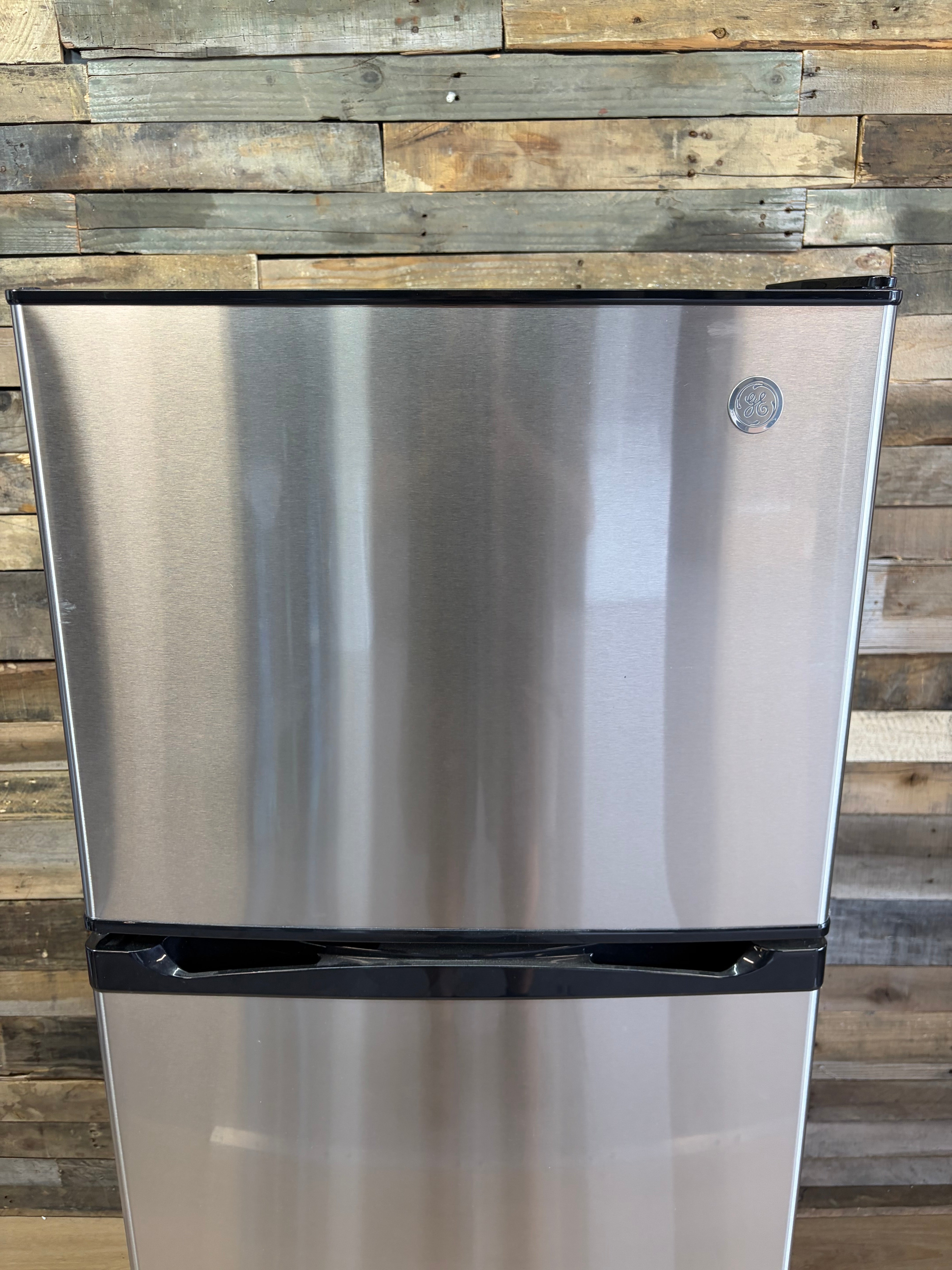 GE Stainless 24 Inch Top Bottom Fridge