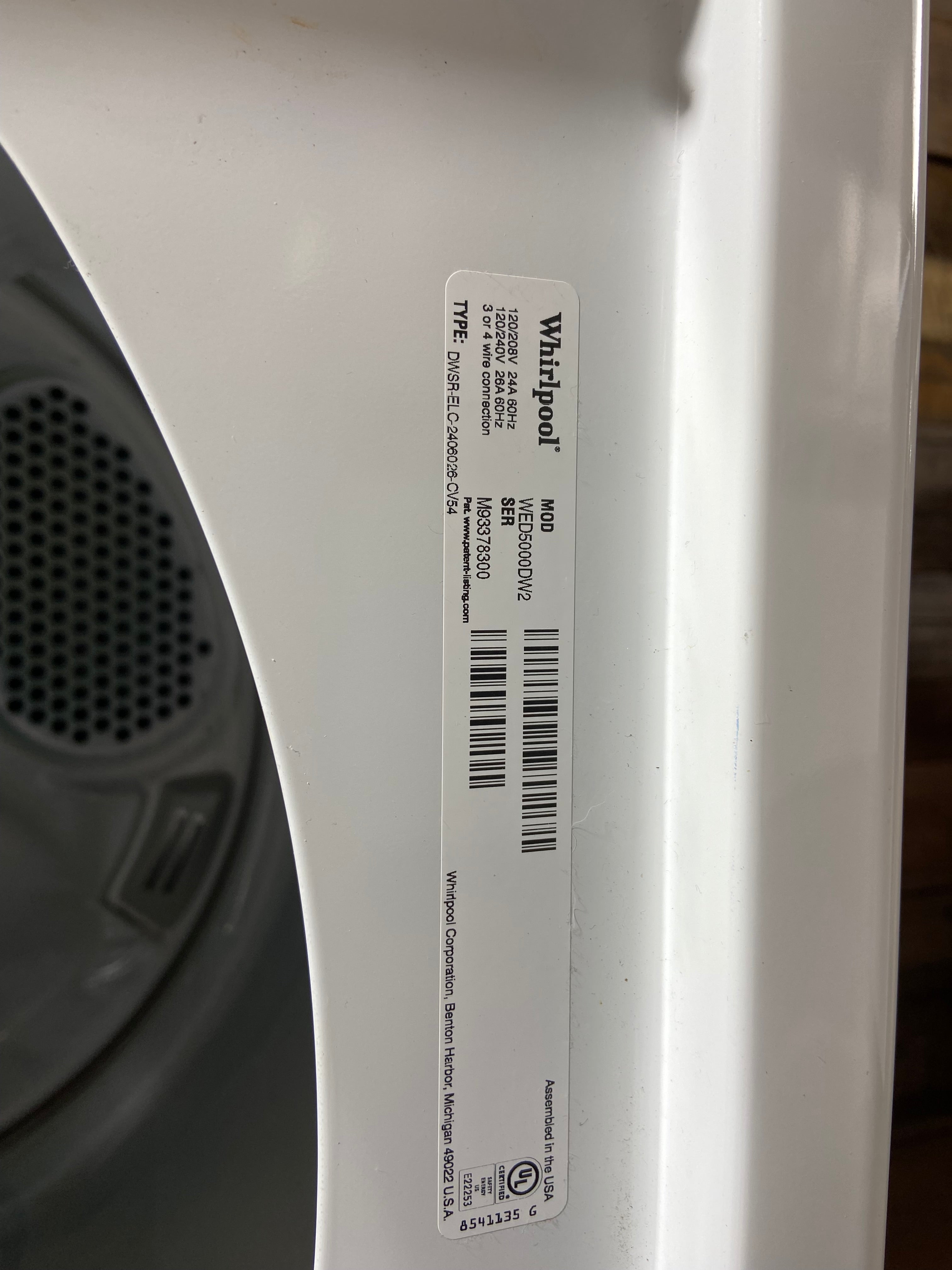 Whirlpool Top Load Grey Face Washer & Dryer Set