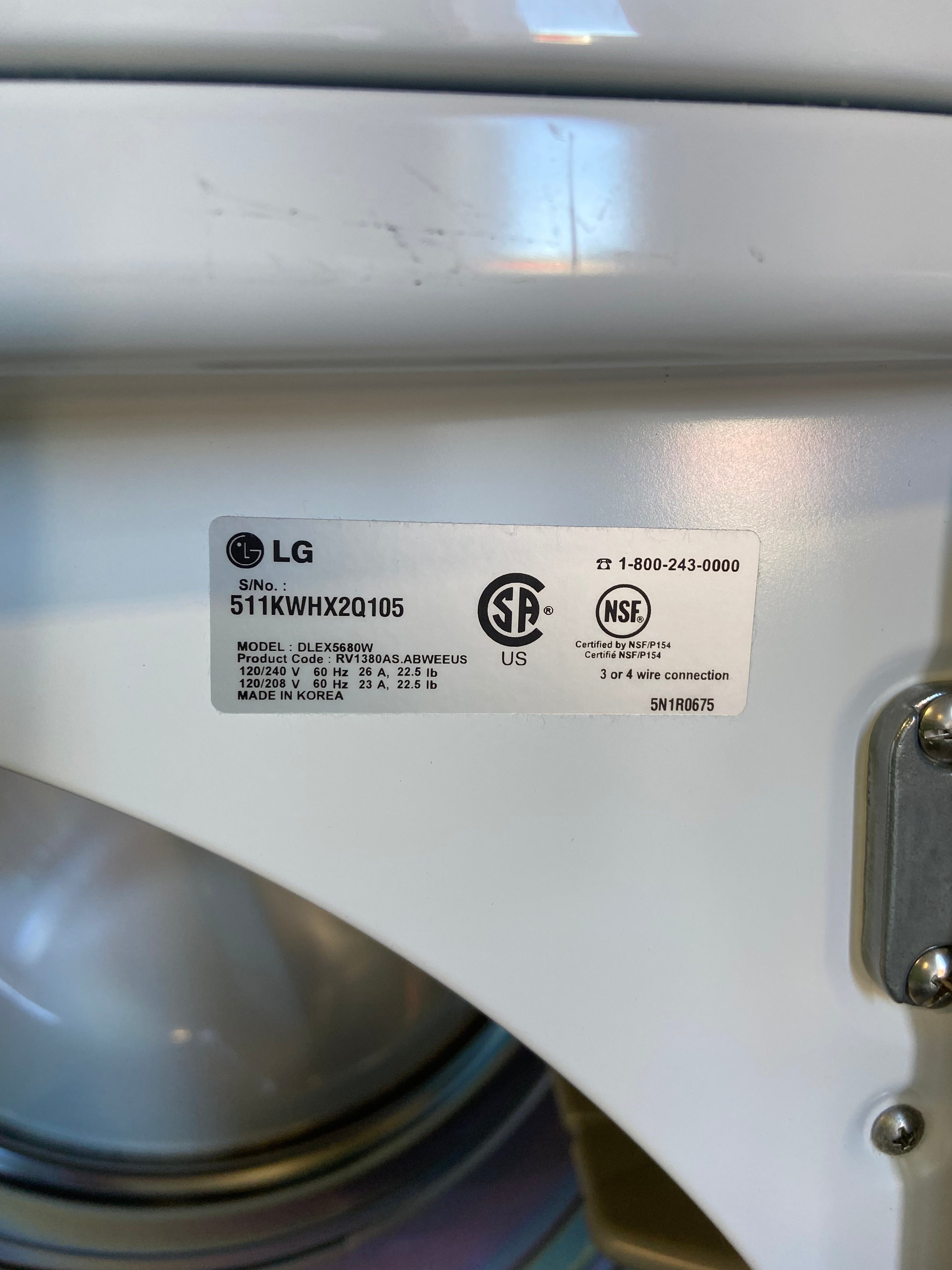 LG top load Washer & Dryer Set