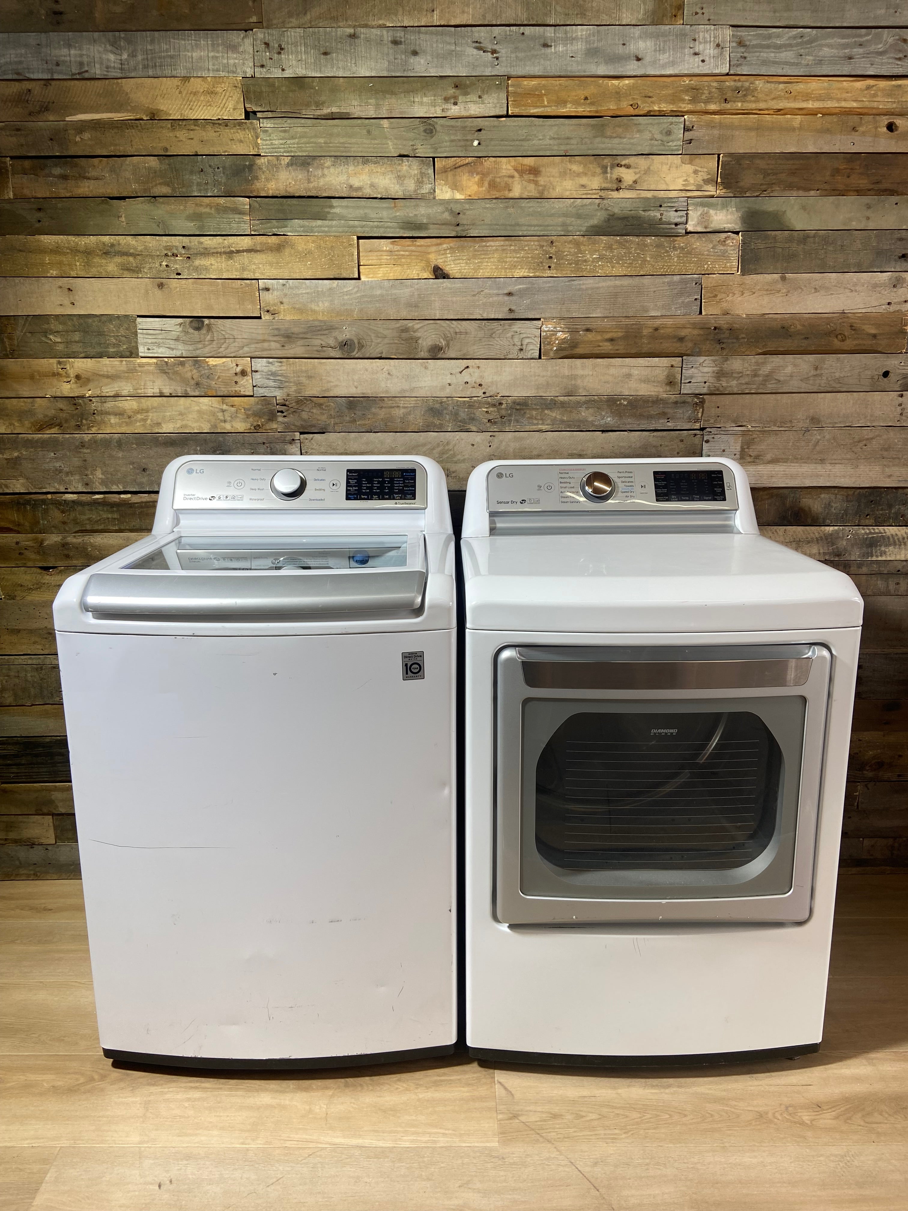 LG Direct Drive Top Load Set With Agitator