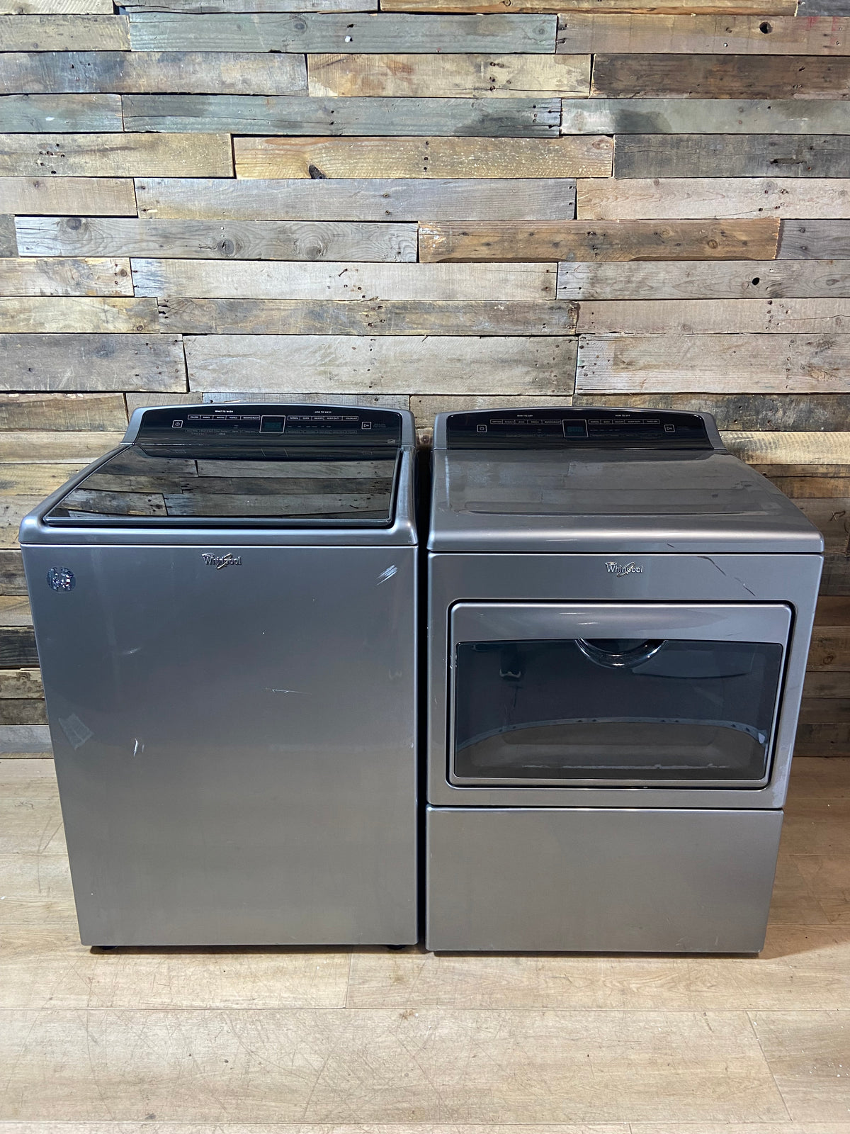 Whirlpool Stainless Steel Large Capacity Washer & Dryer Set