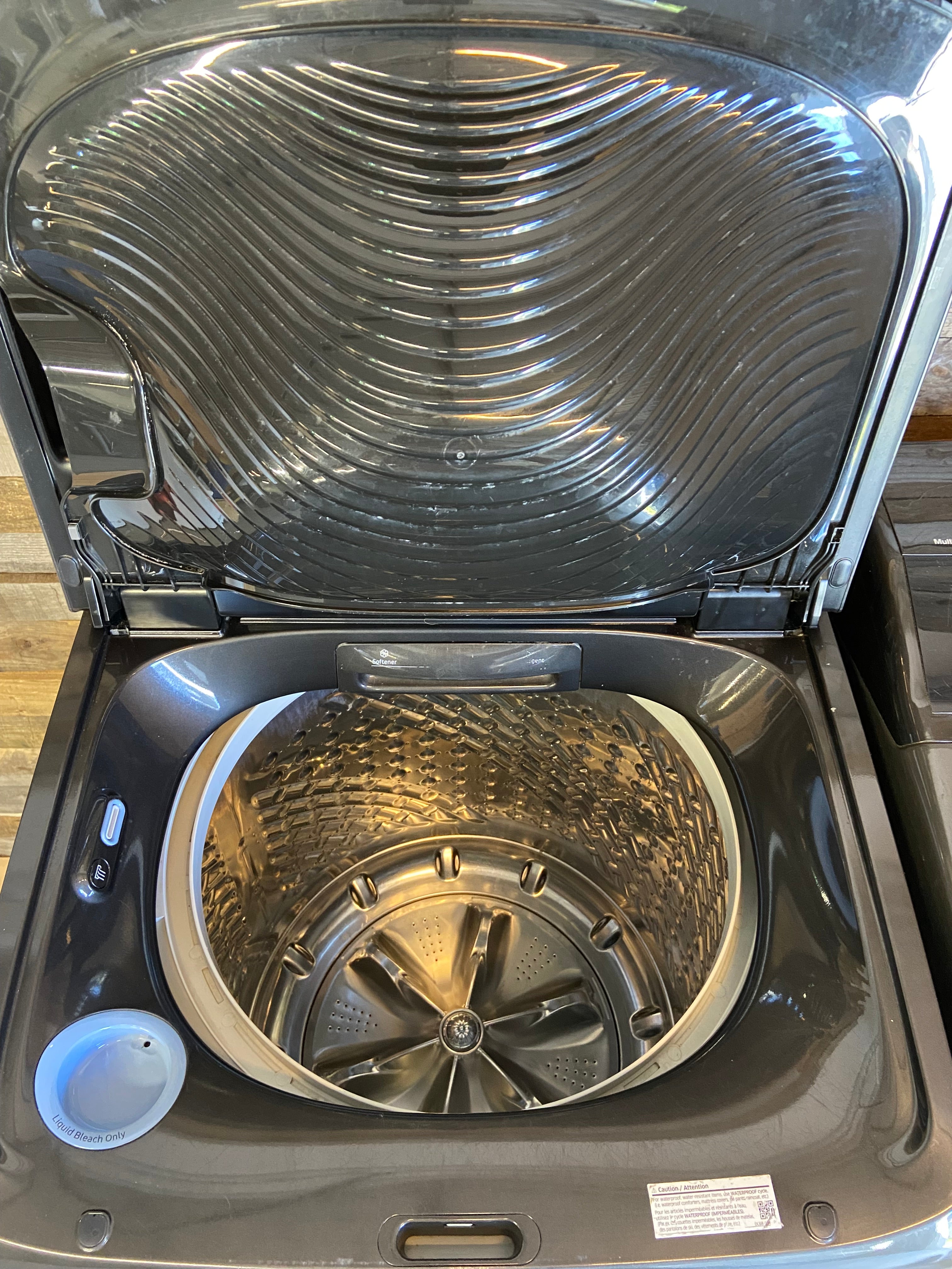 Black Stainless Samsung ActiveWash Top Load Set