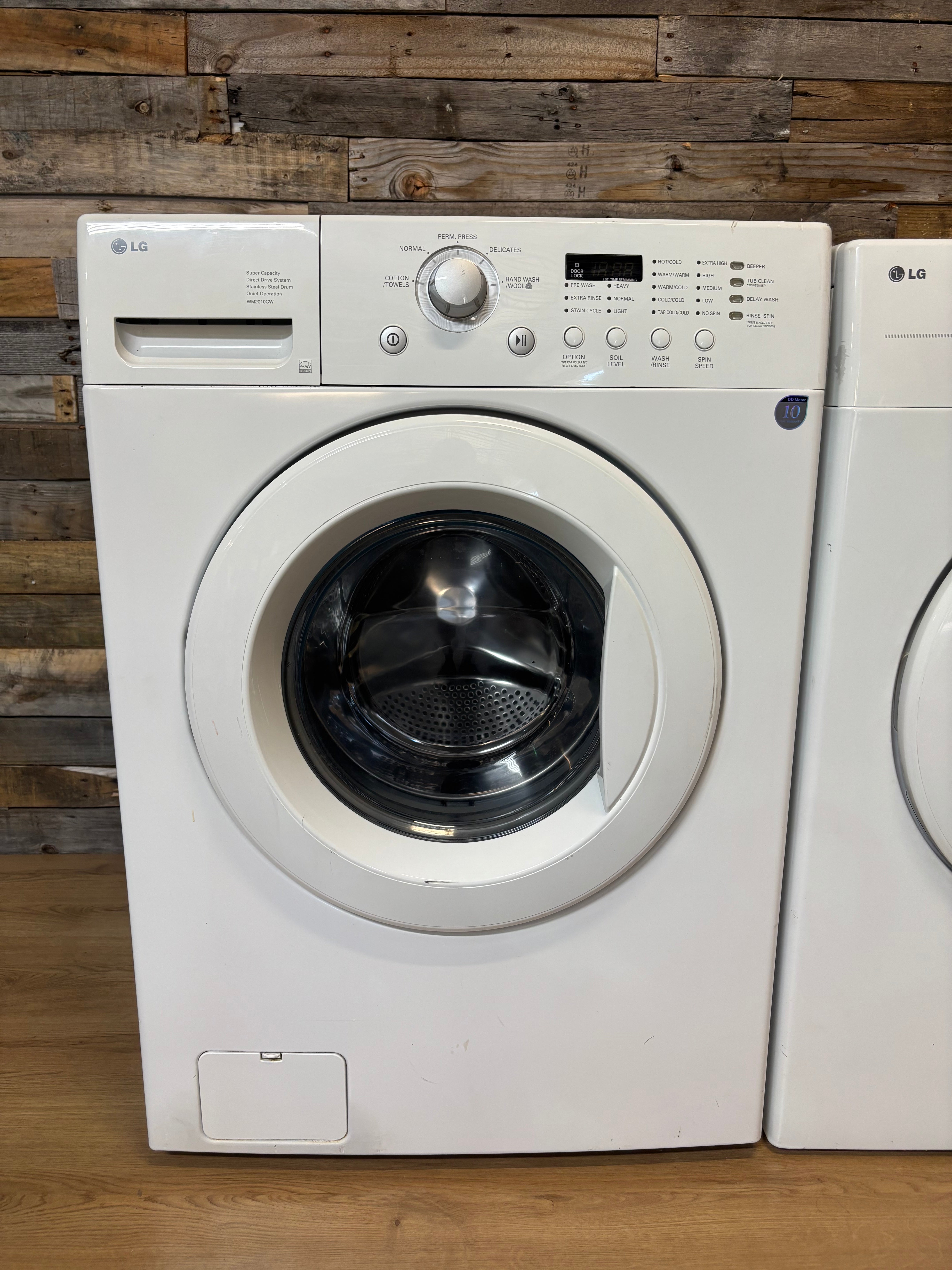 LG White Door Front Load Set