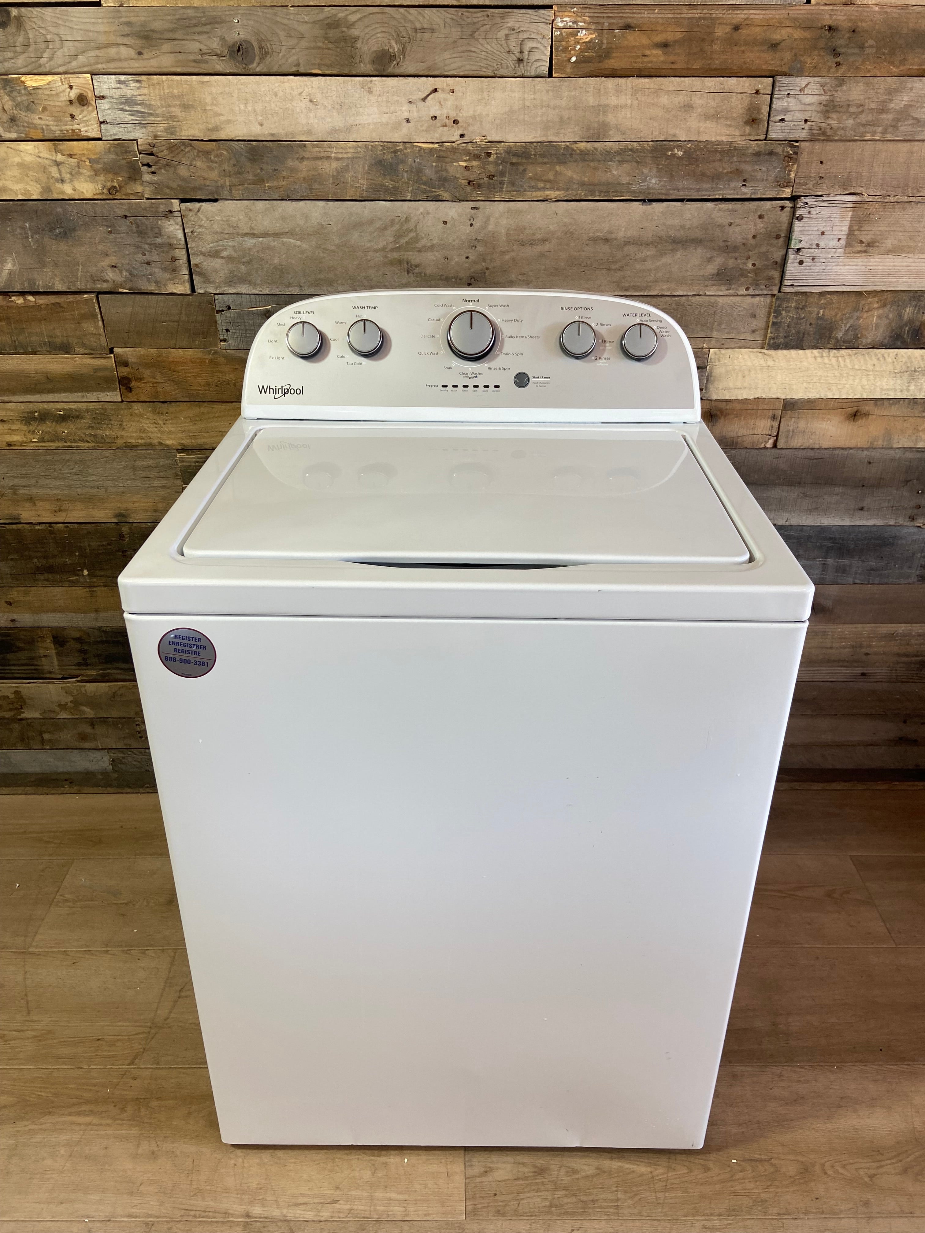 Whirlpool Grey Face Top Load Washer