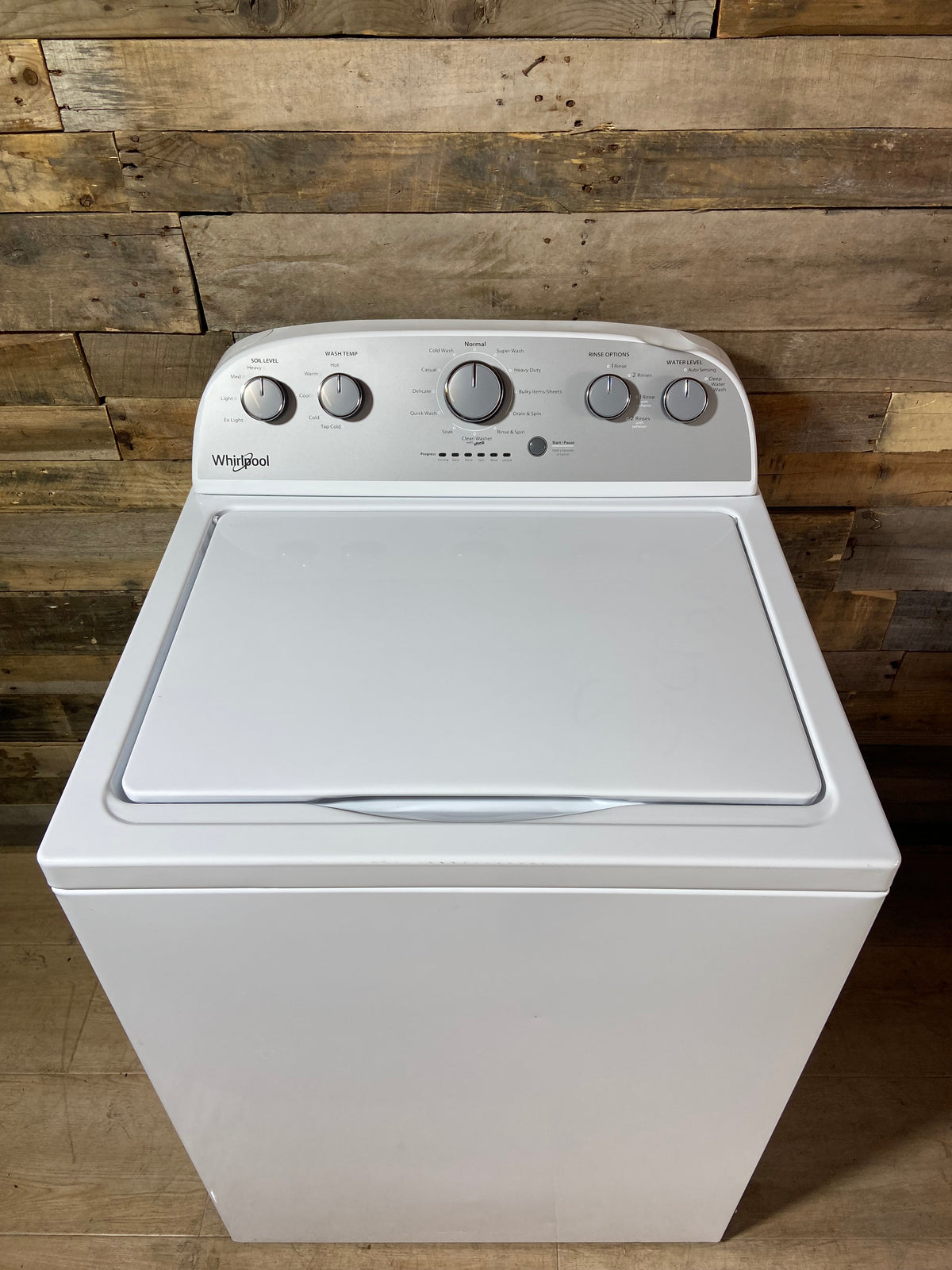 Whirlpool Top Load Grey Panel Washer