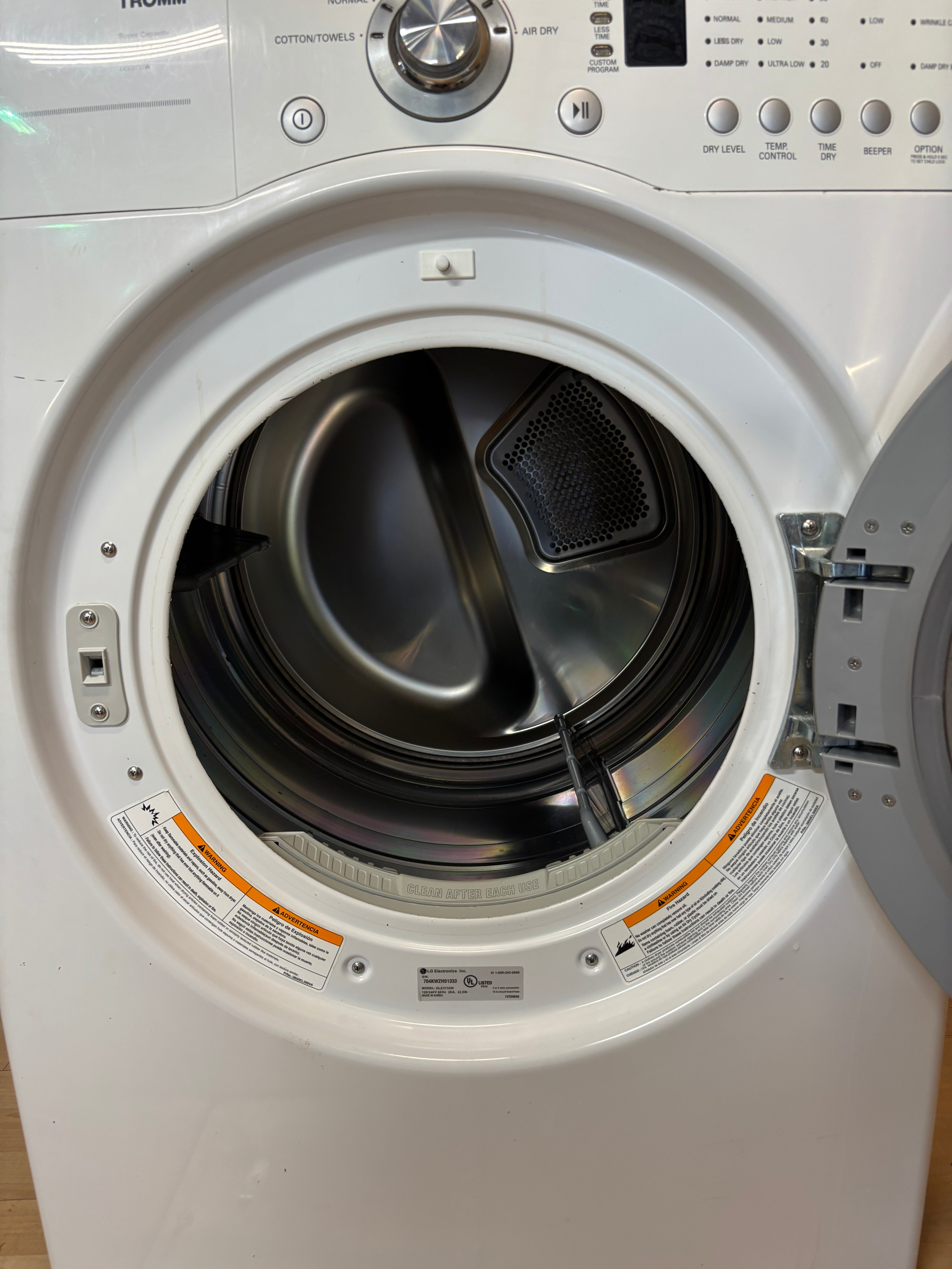 LG Tromm Dryer