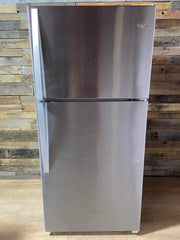 Whirlpool 30” Stainless Steel Top/Bottom Refrigerator With Ice Maker