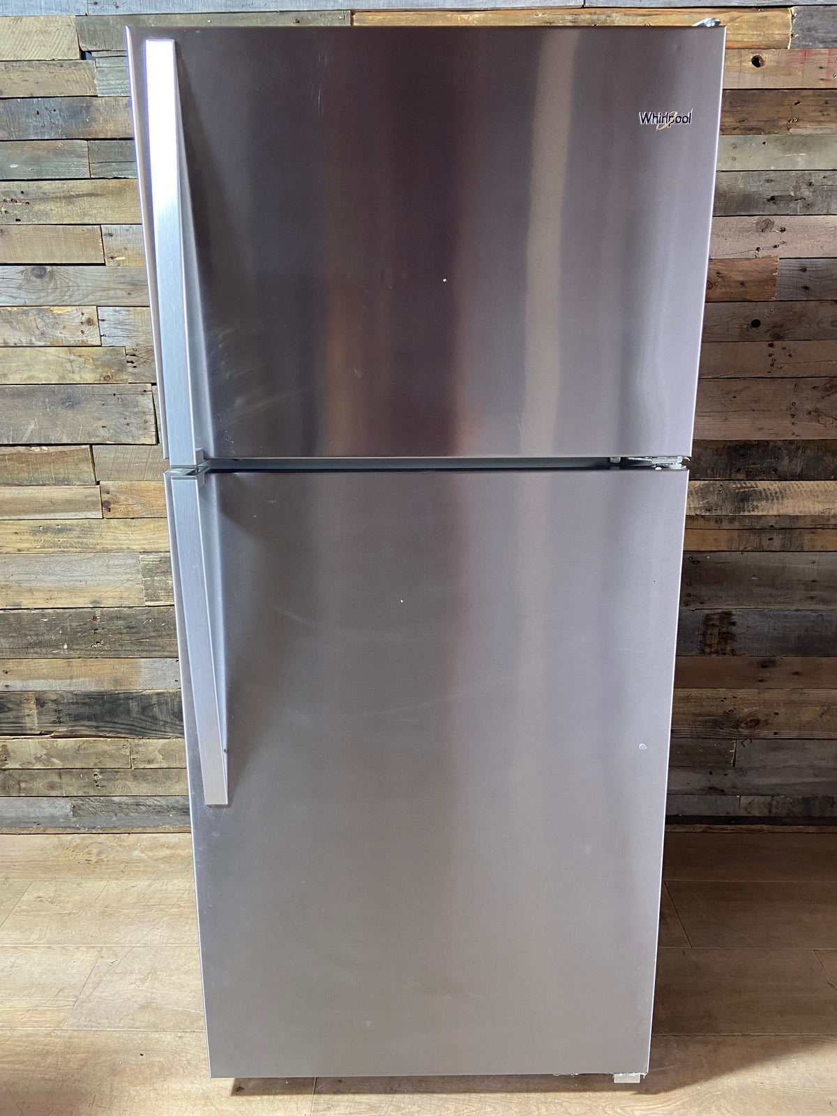 Whirlpool 30” Stainless Steel Top/Bottom Refrigerator With Ice Maker