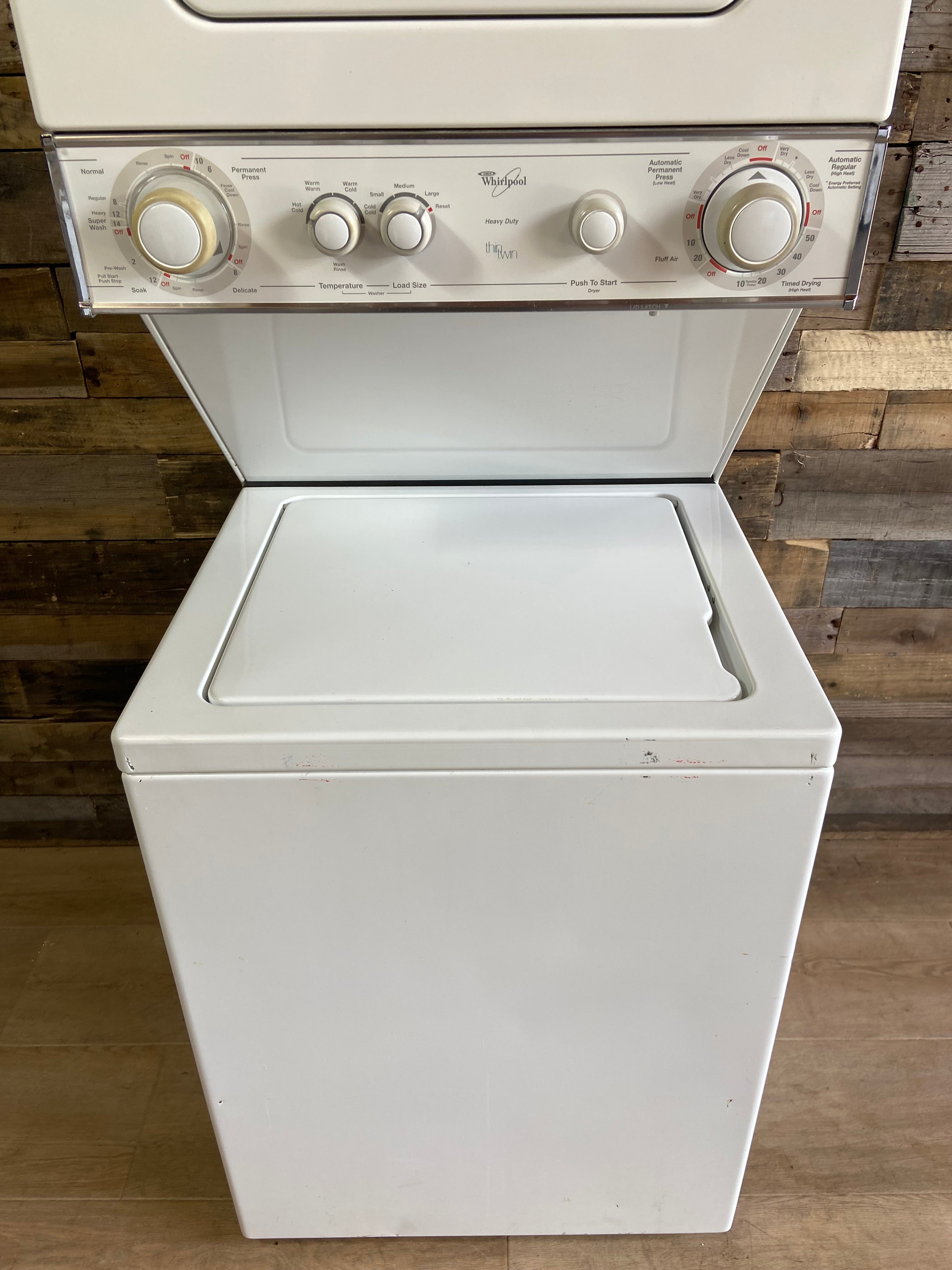 Whirlpool Thin Twin 24inch Stackable (240v)
