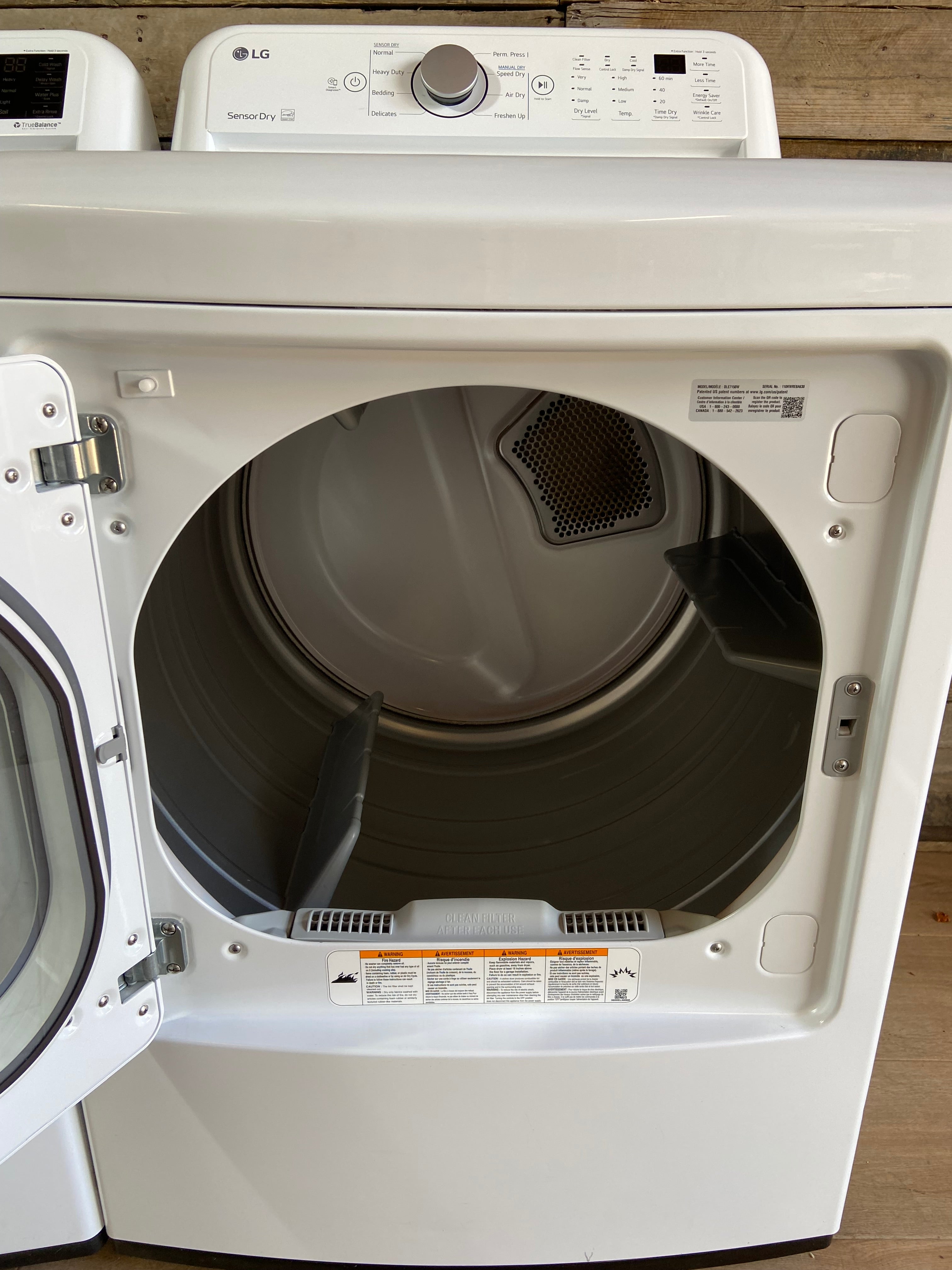 LG Large Capacity Direct Drive Washer & Dryer Set