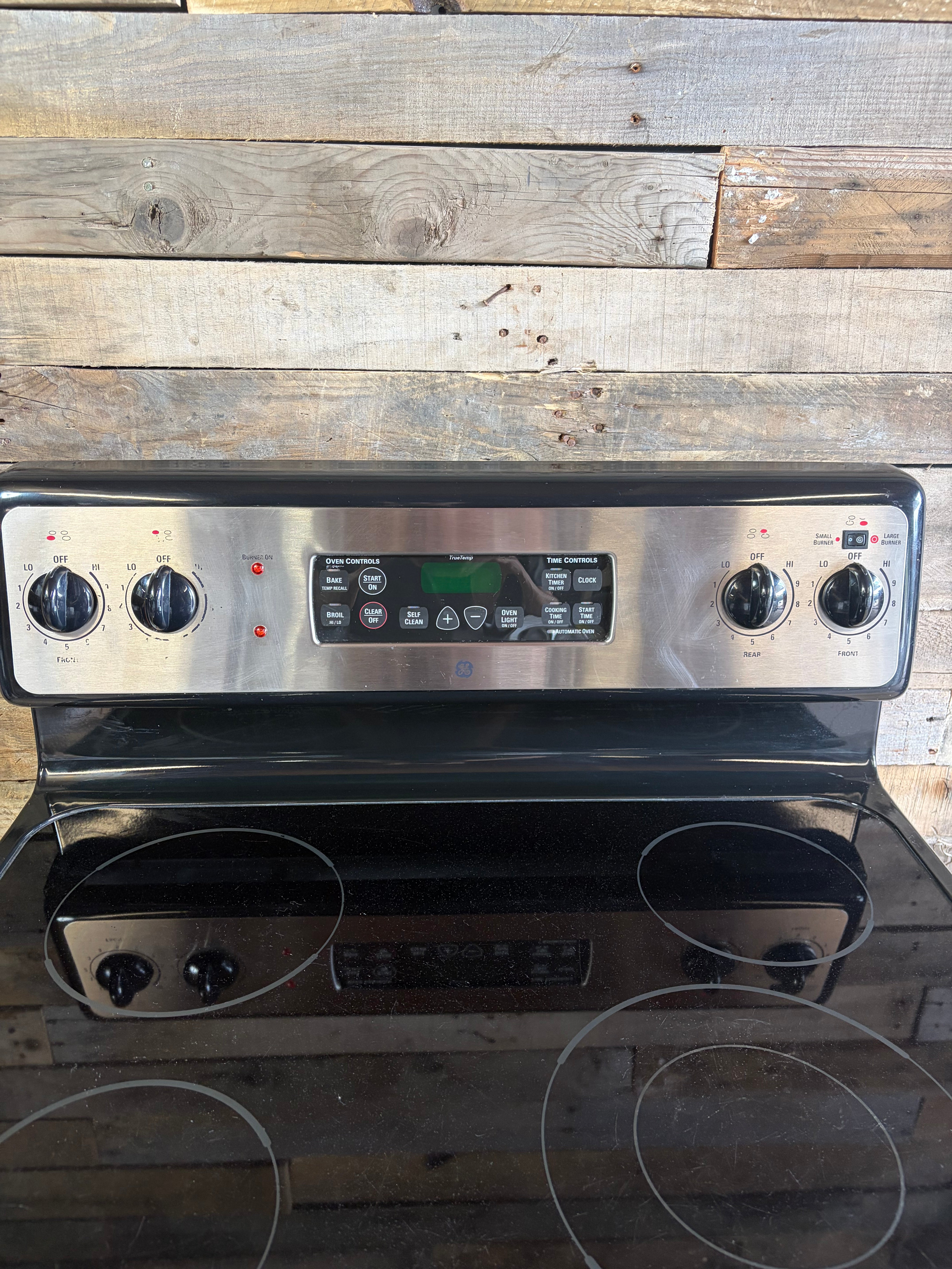 GE Stainless 5 Burner Glass Top Range