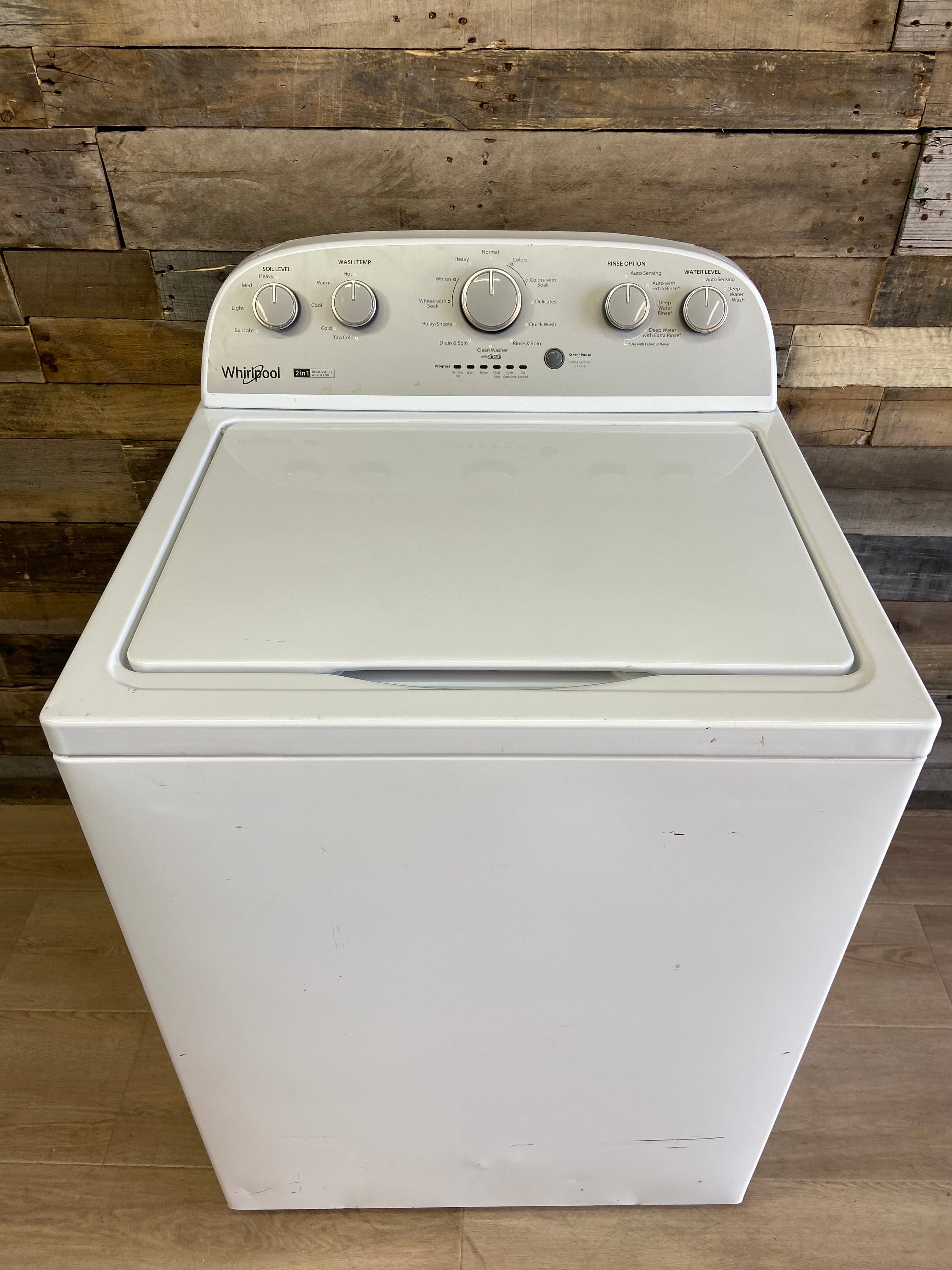 Whirlpool 2in1 Removable Agitator Washer