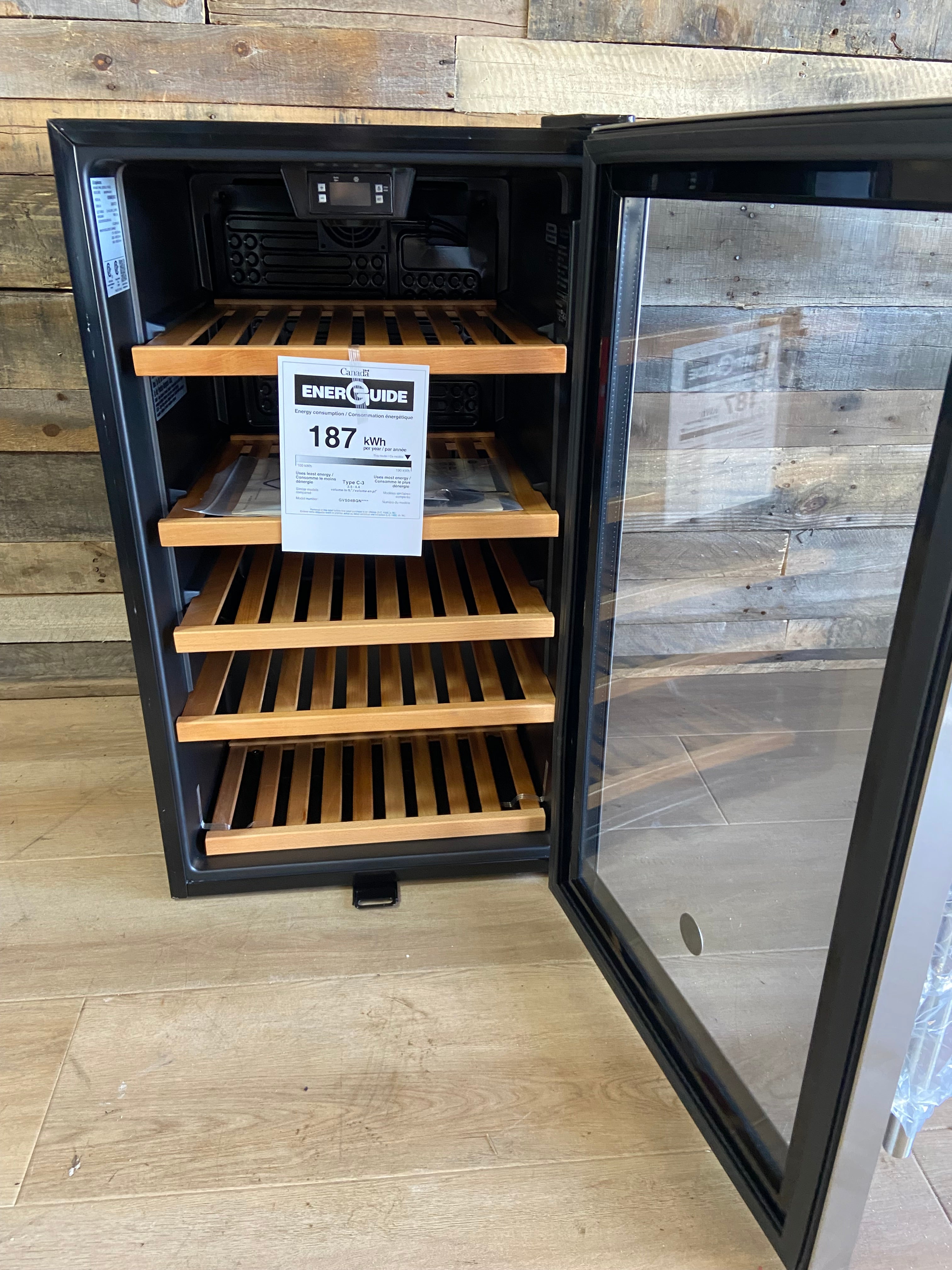 GE Wine Center and Beverage Center Model #:GVS04BQNSS