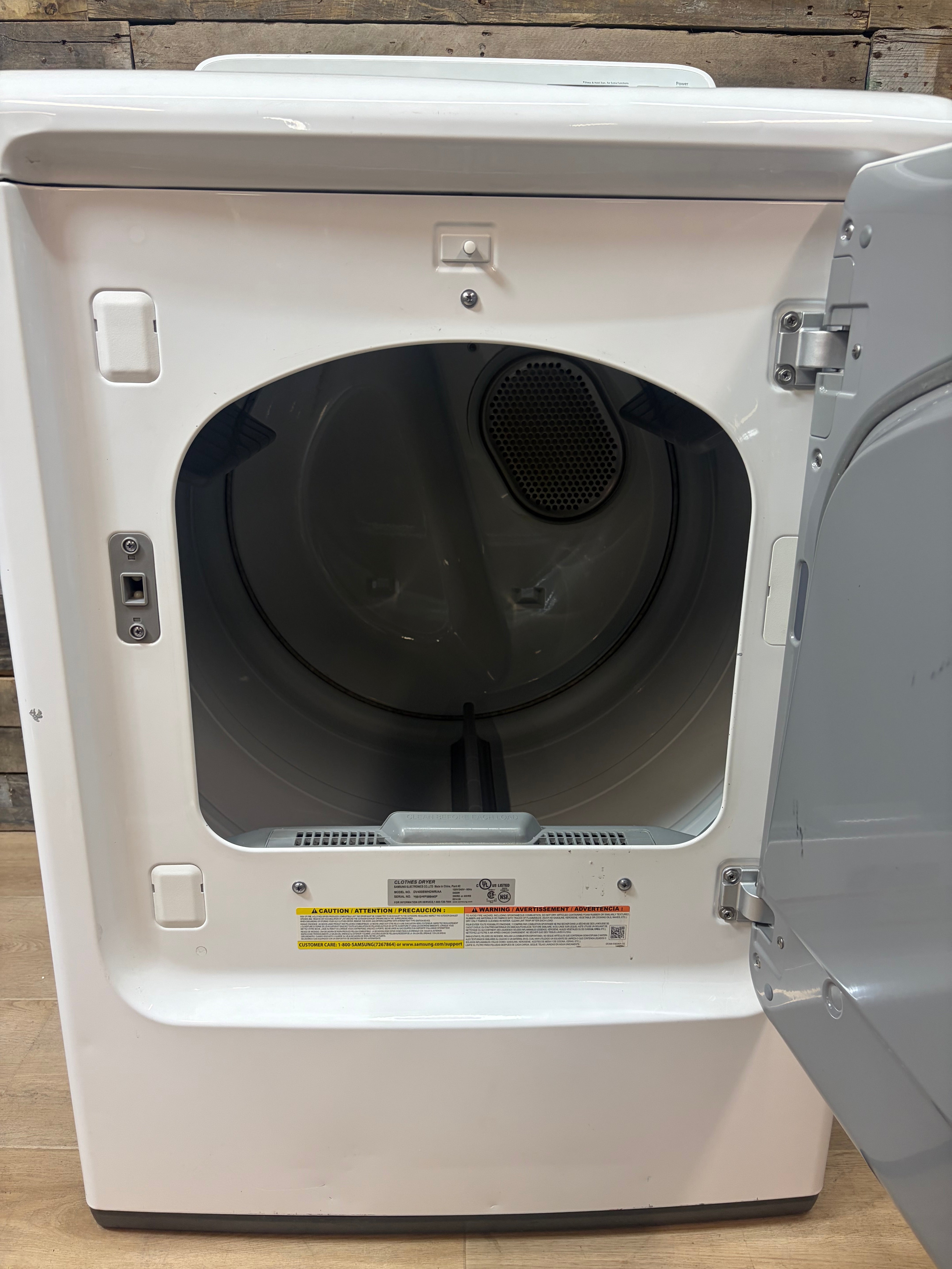 Samsung White Large Capacity Dryer