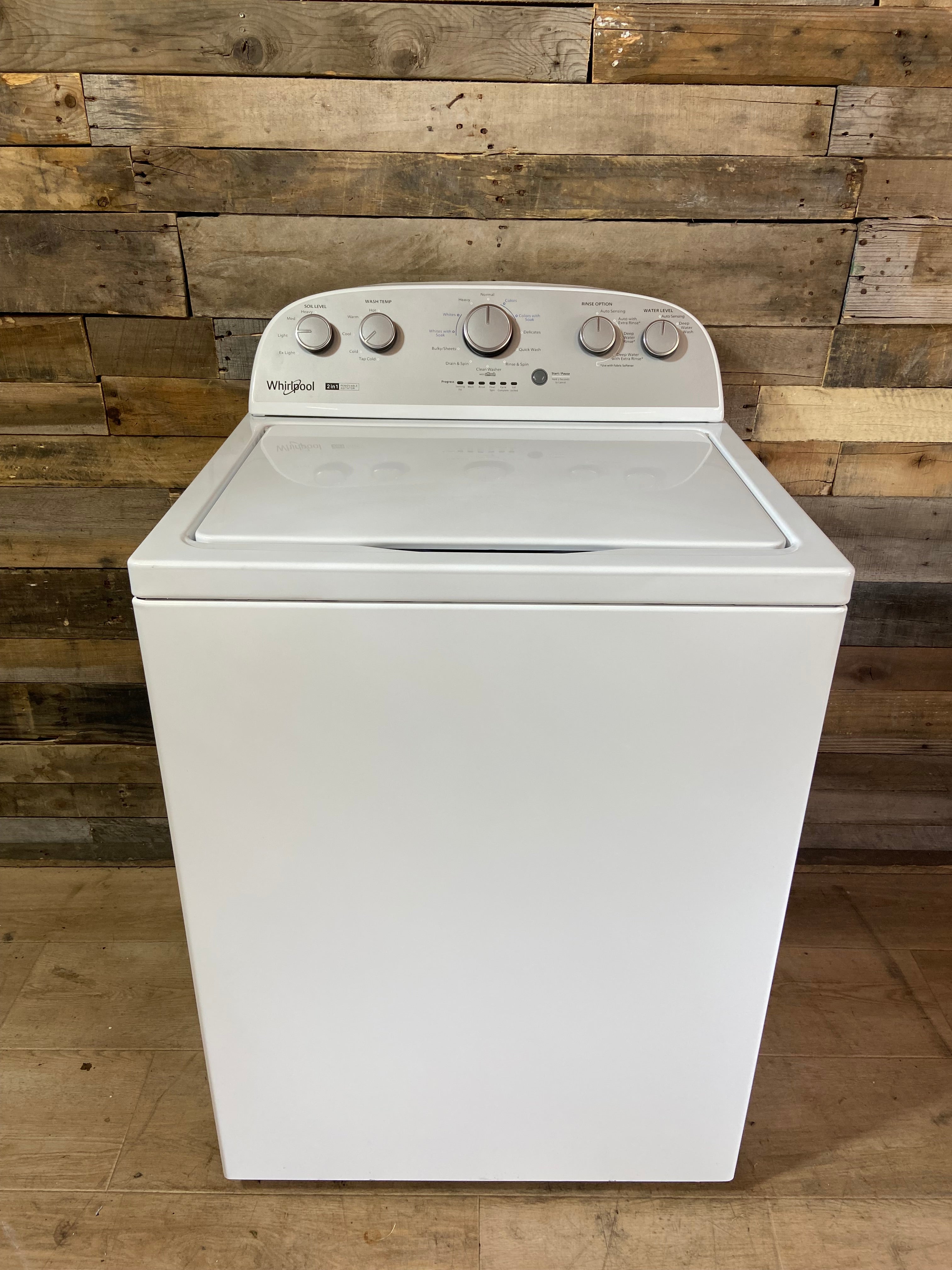 Whirlpool 2in1 Removable Agitator Washer