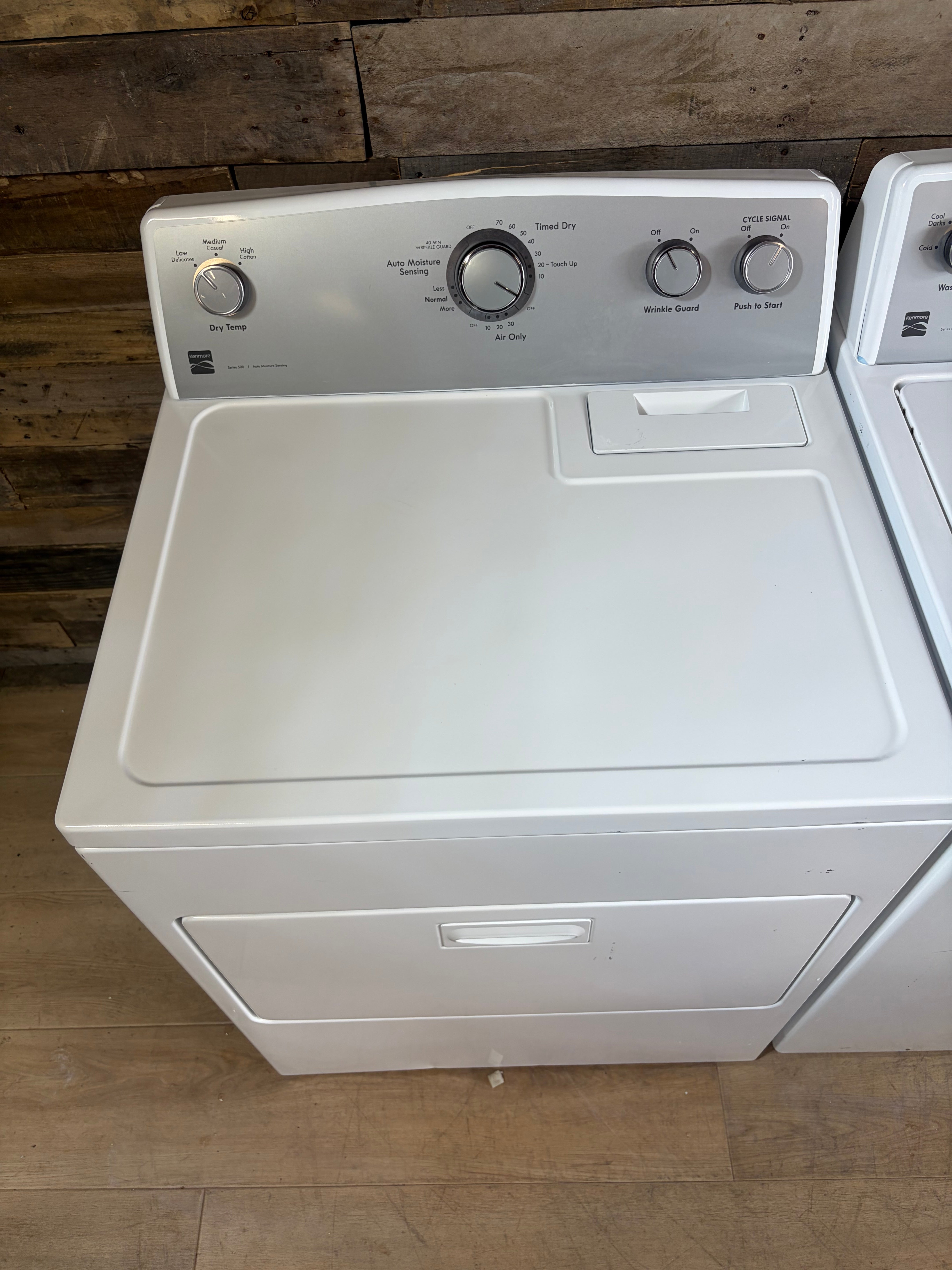 Kenmore Large Capcity Stainless Tub Washer Dryer Set