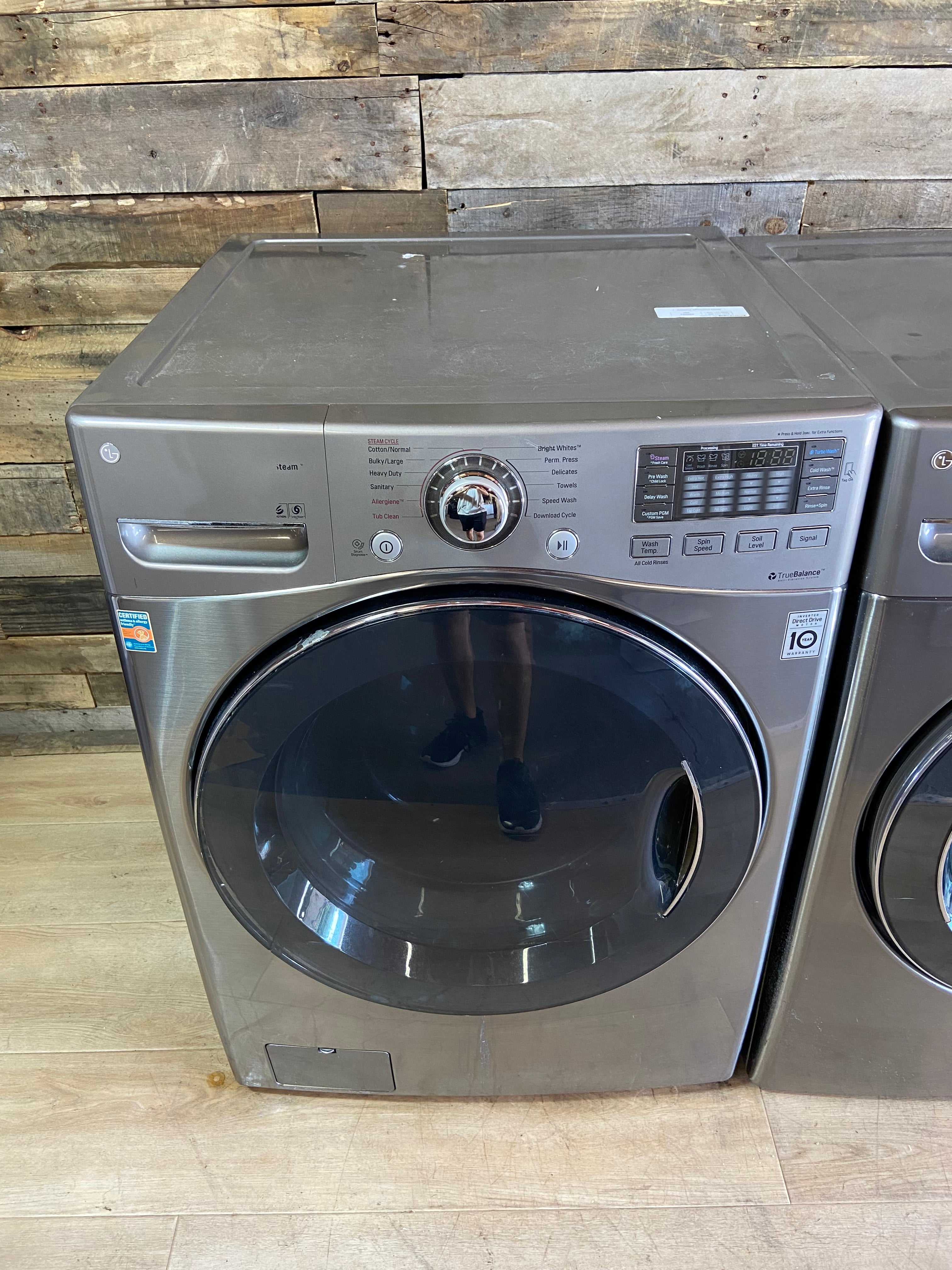 LG Front Load Direct Drive Stainless Washer & Dryer Set