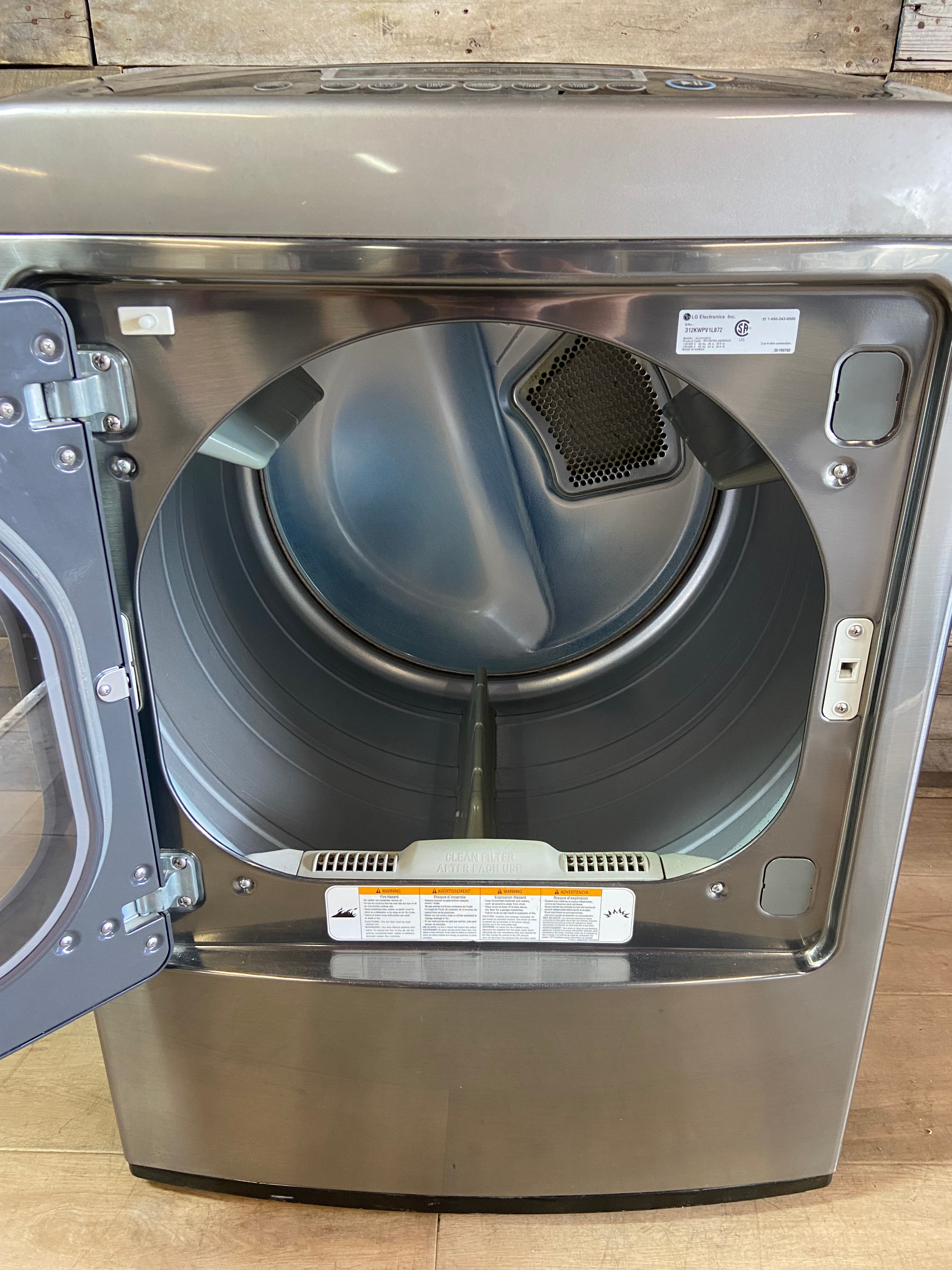 LG Stainless HydroShield Dryer