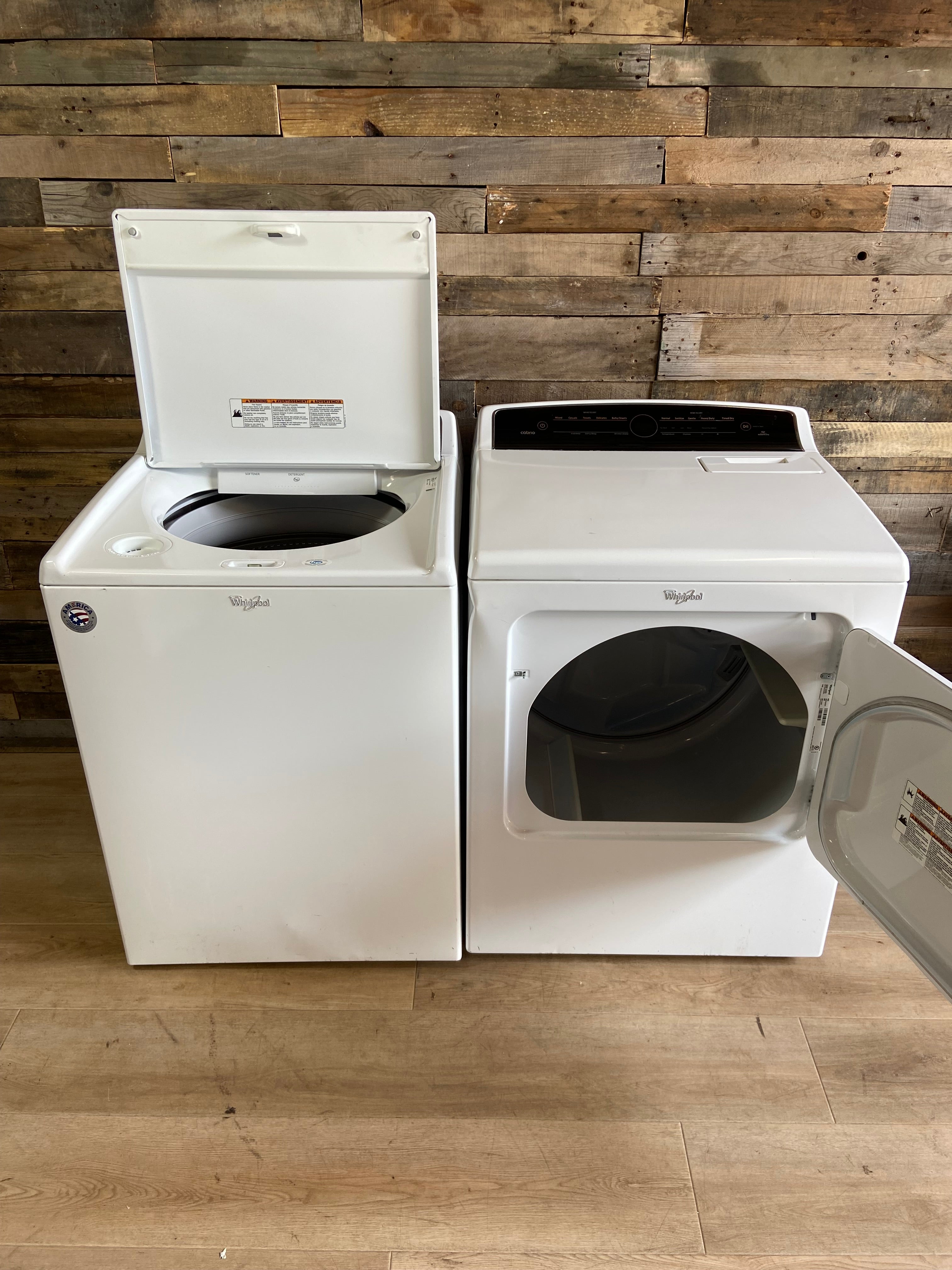 Whirlpool Cabrio Top Load Set