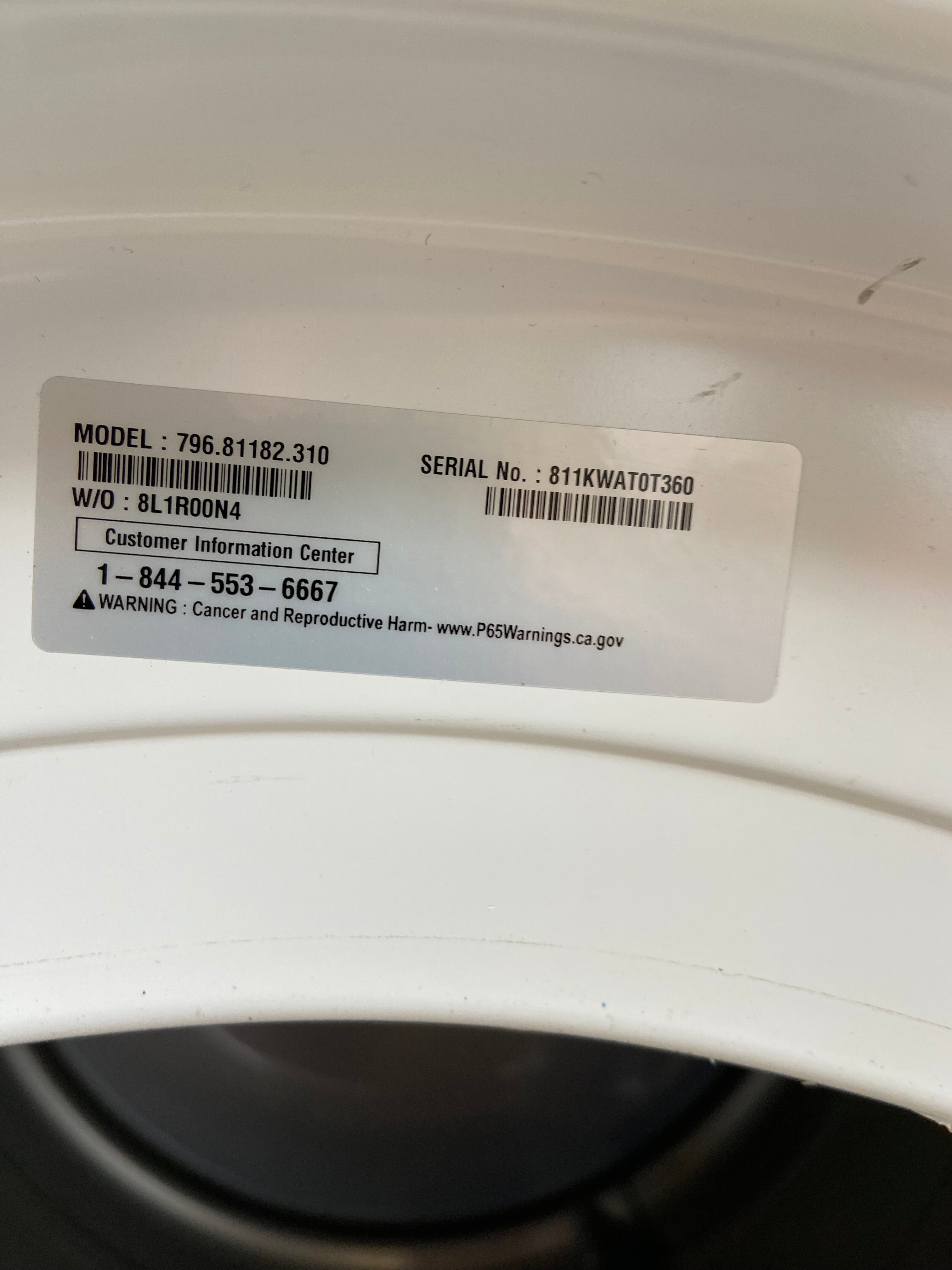 Kenmore Washer & Dryer Front Load Set